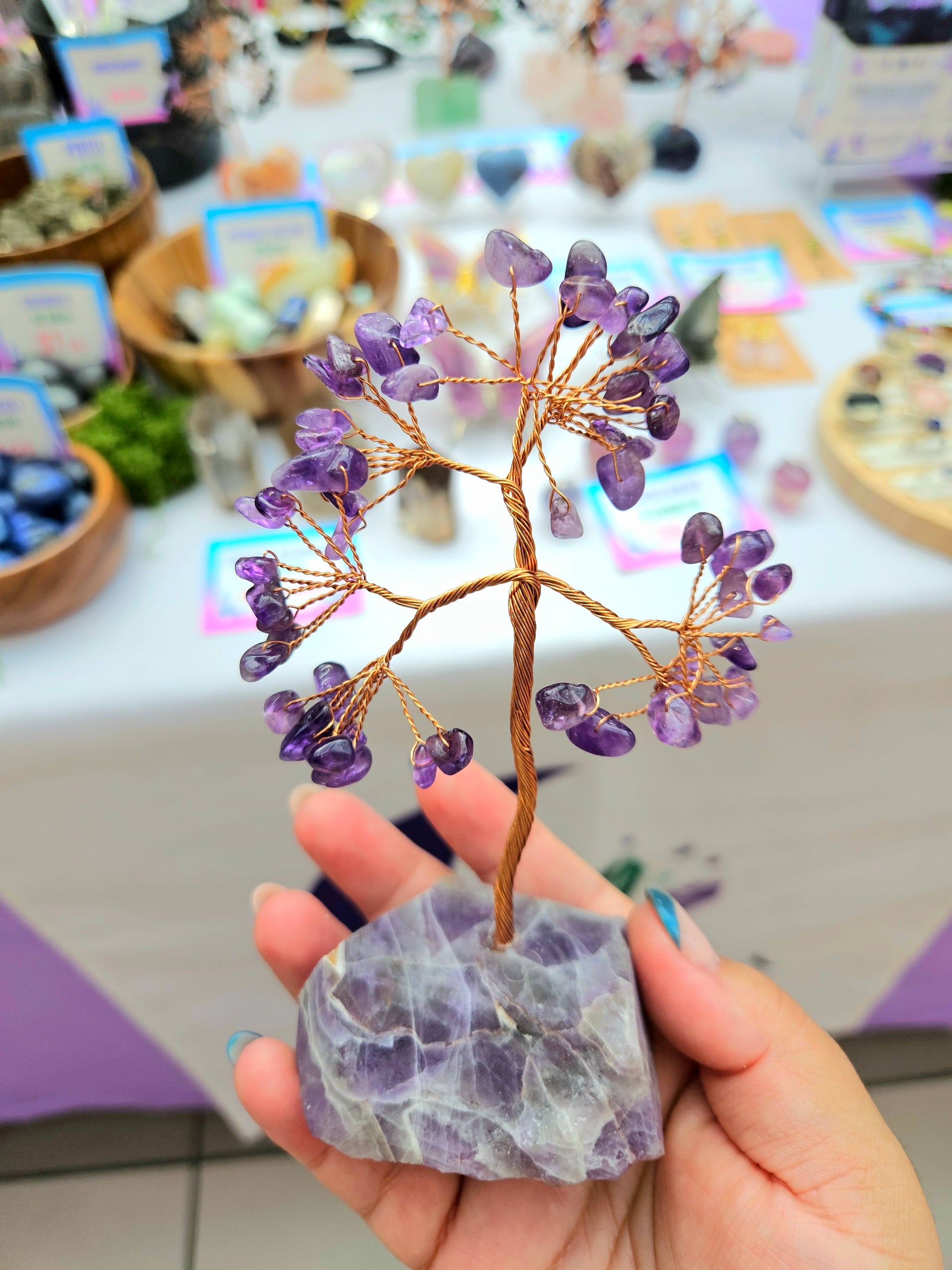 Árbol Bonsai de Cuarzo / Piedra Semipreciosa