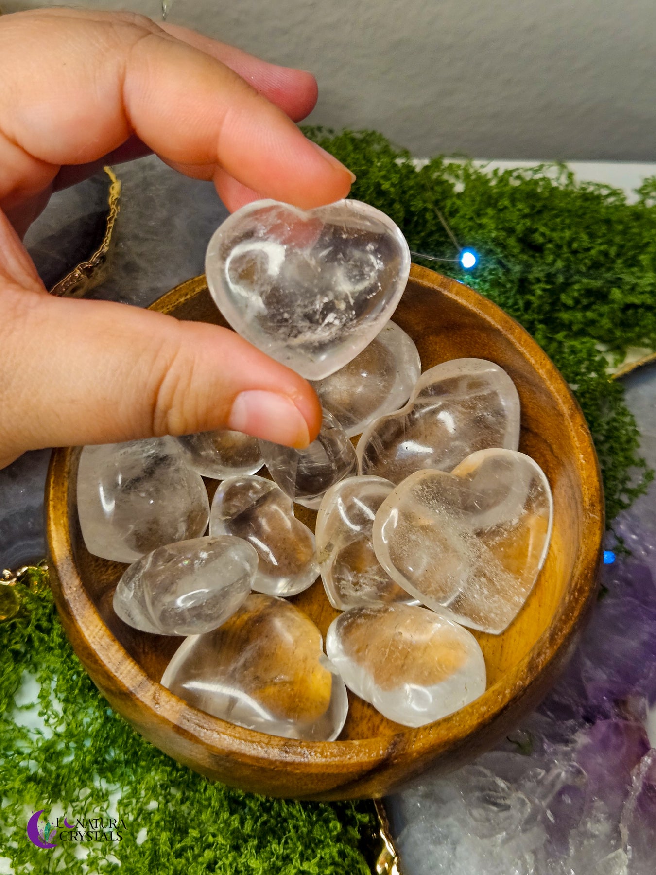 Clear Quartz Small Heart