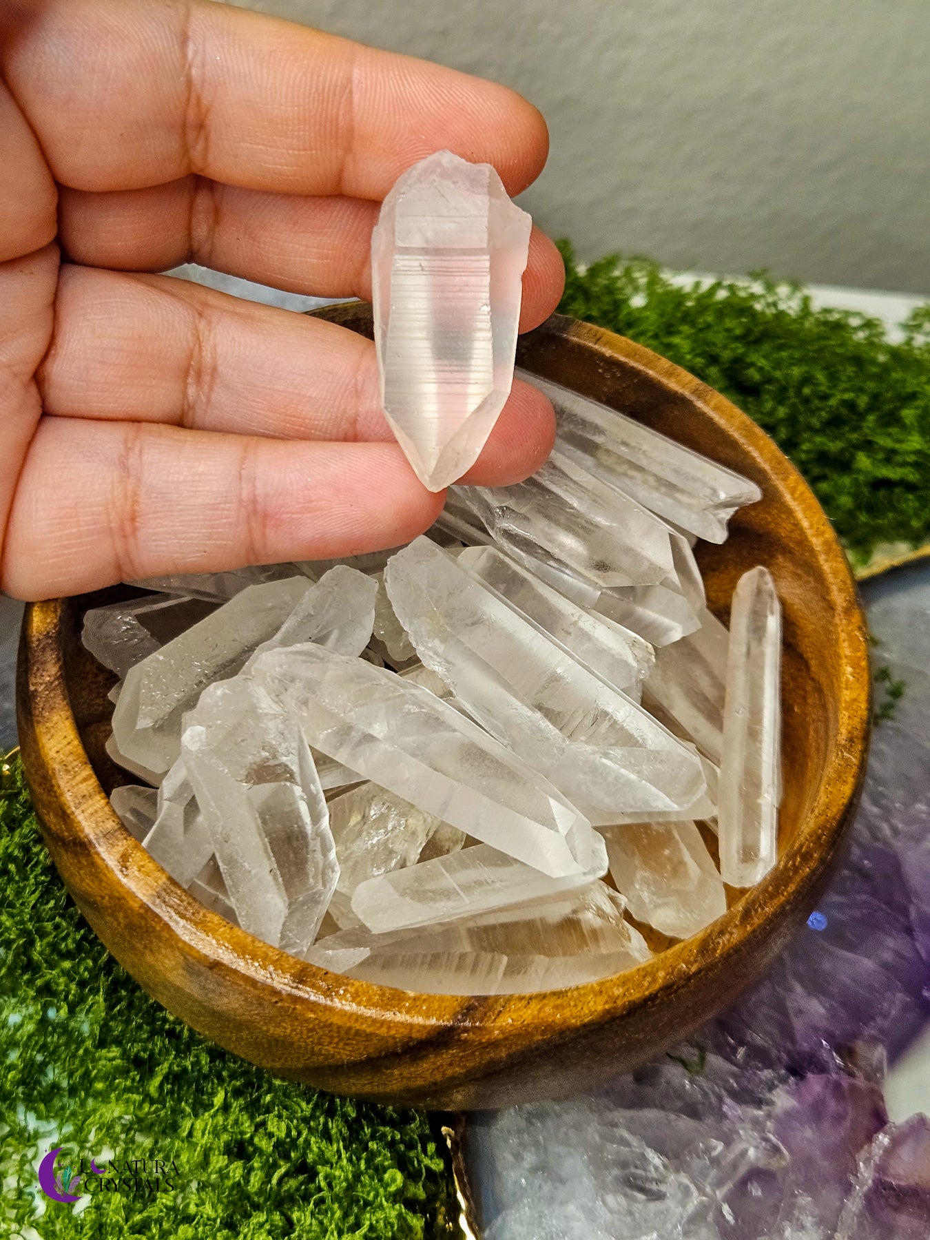 Lemurian Seed Quartz Raw Small Point (intuitively chosen)