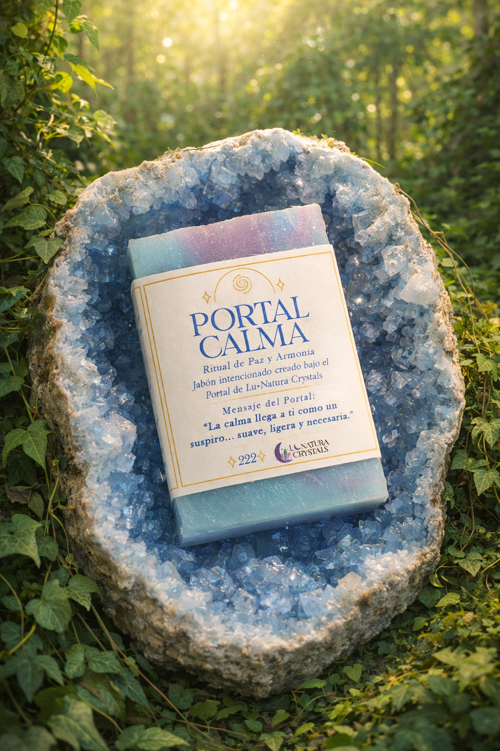 🌱PORTAL CALMA • Jabón Ritual de Paz y Armonía