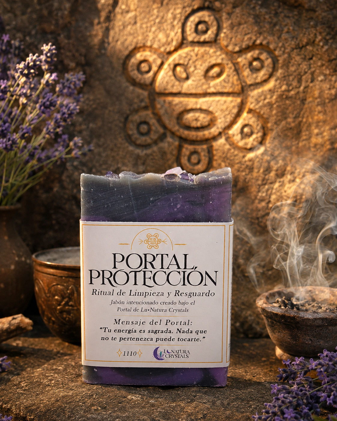 🛡️PORTAL PROTECCIÓN •  Jabón Ritual de Limpieza y Resguardo