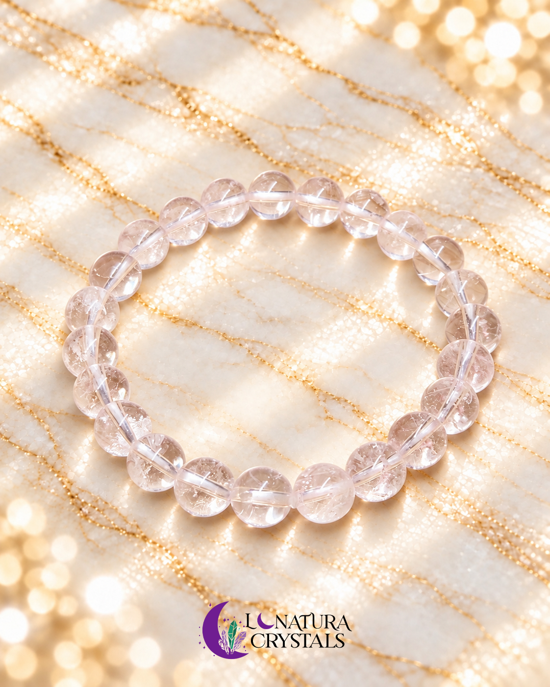 Pulsera de Cristal Natural | Elige tu Piedra ✨