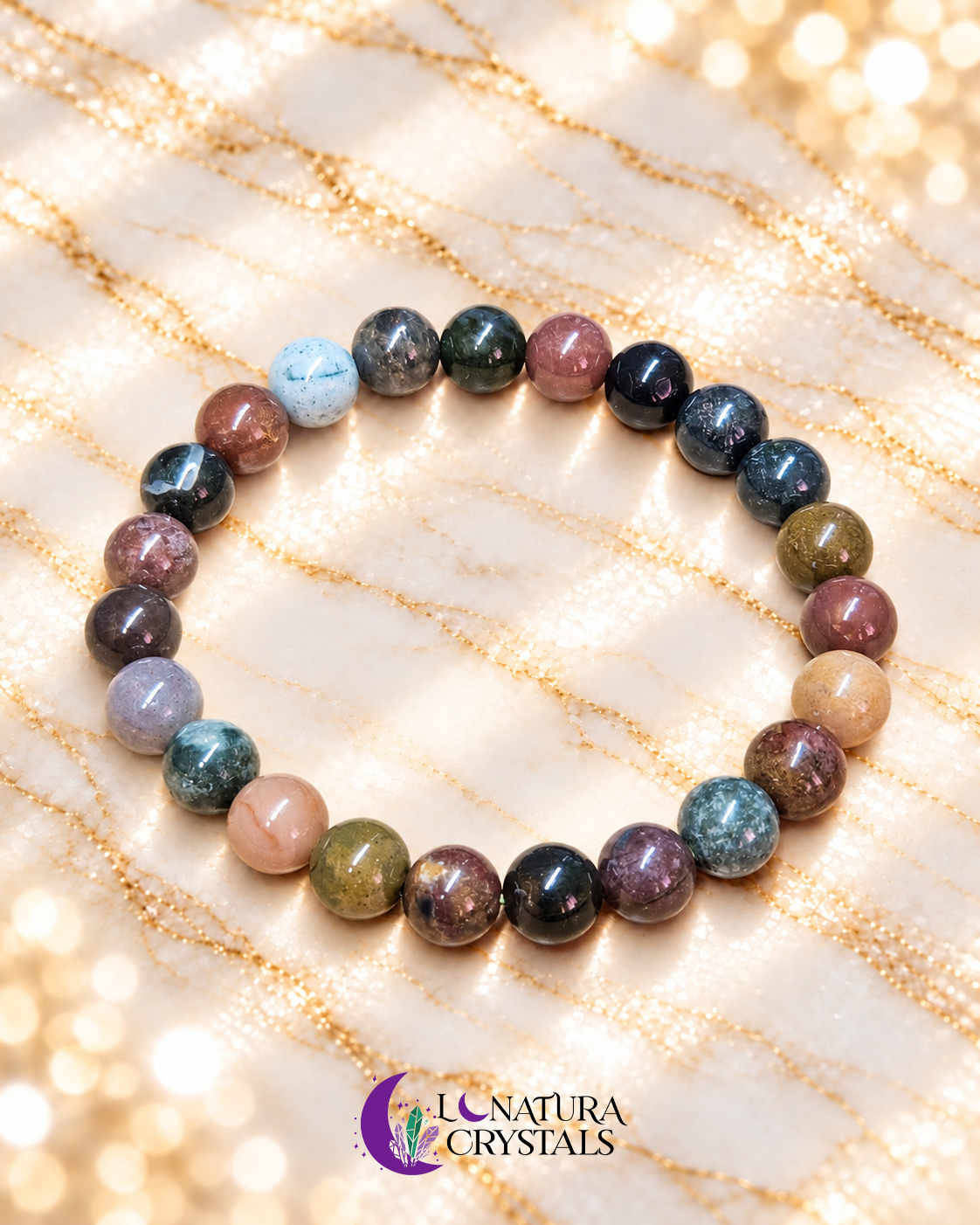 Pulsera de Cristal Natural | Elige tu Piedra ✨