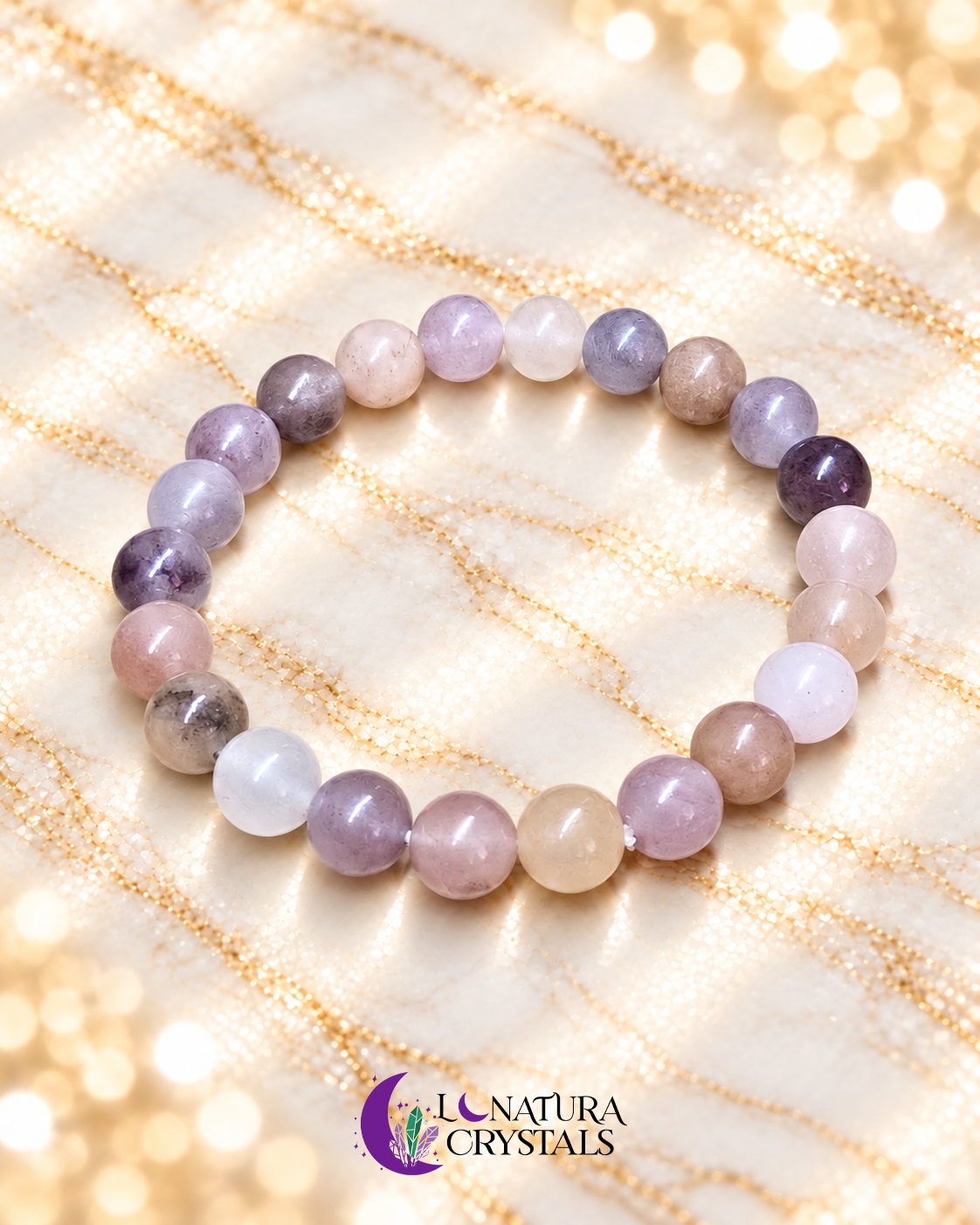 Pulsera de Cristal Natural | Elige tu Piedra ✨