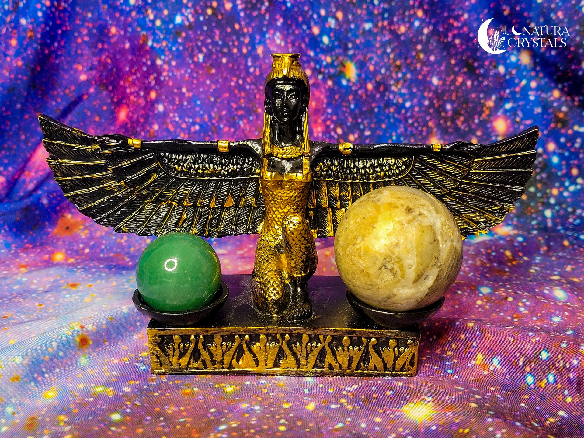 Isis Resin Double Sphere Holder