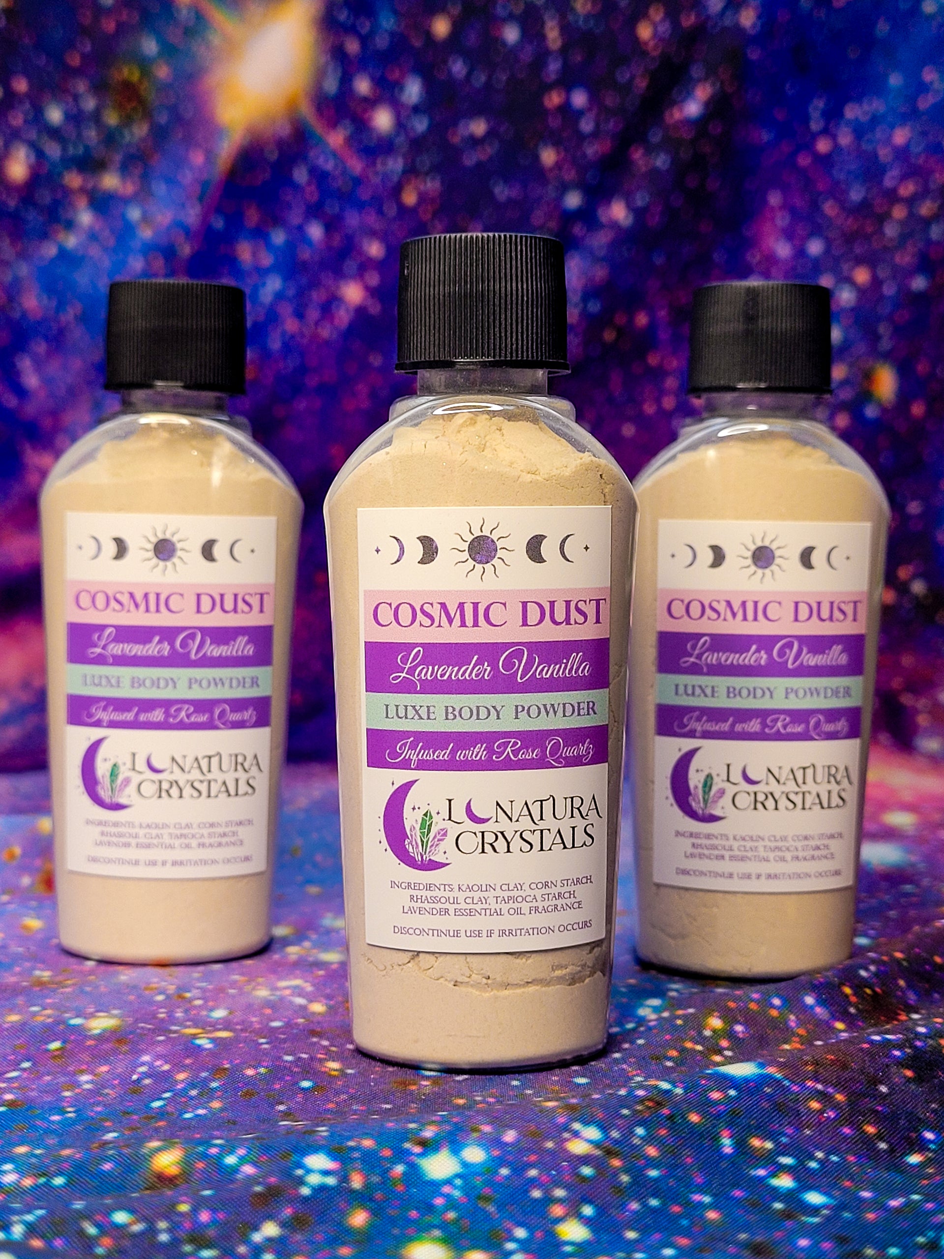 COSMIC DUST (Lavender Vanilla) | Luxe Body Powder | Natural & Talc Free