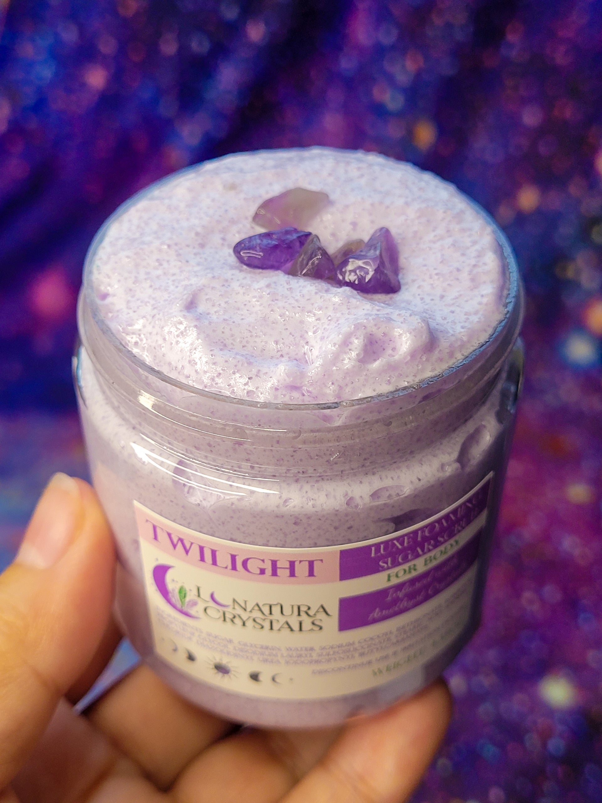 TWILIGHT (Lavender Vanilla) | Luxe Foaming SUGAR Scrub