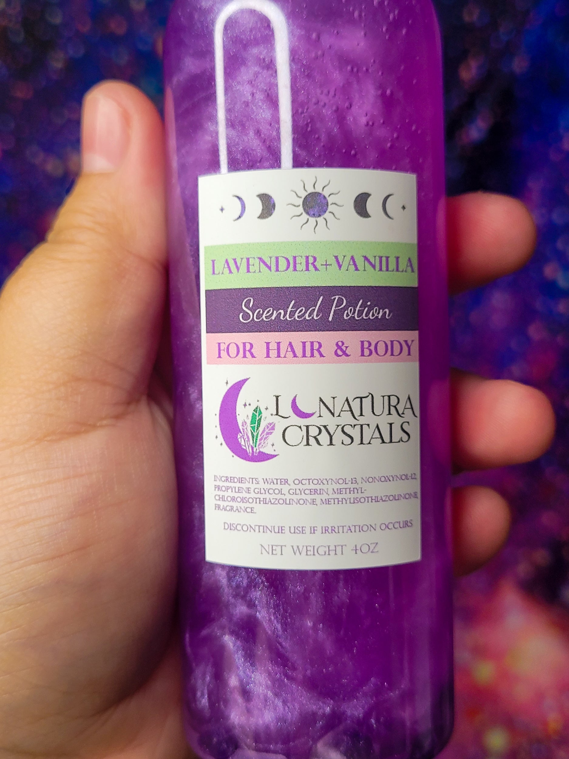 LAVENDER + VANILLA | Scented Potion for Body & Hair