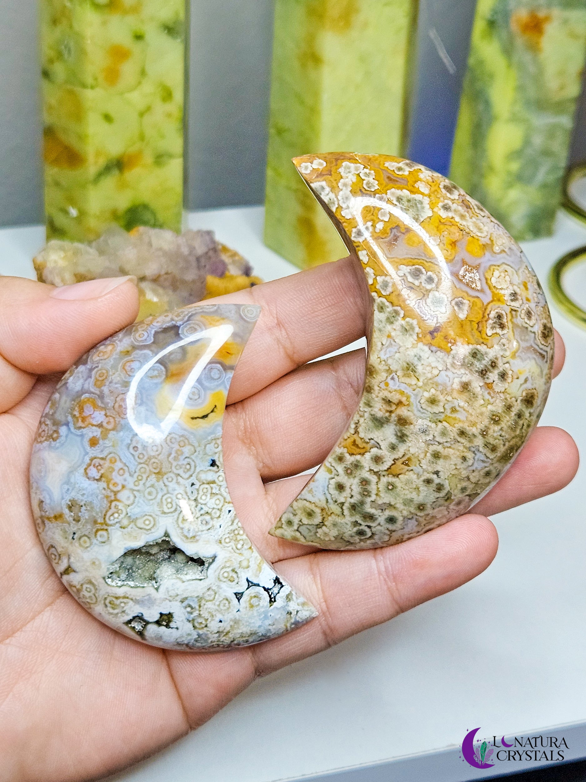 Ocean Jasper Moon (CHOOSE YOUR OWN)