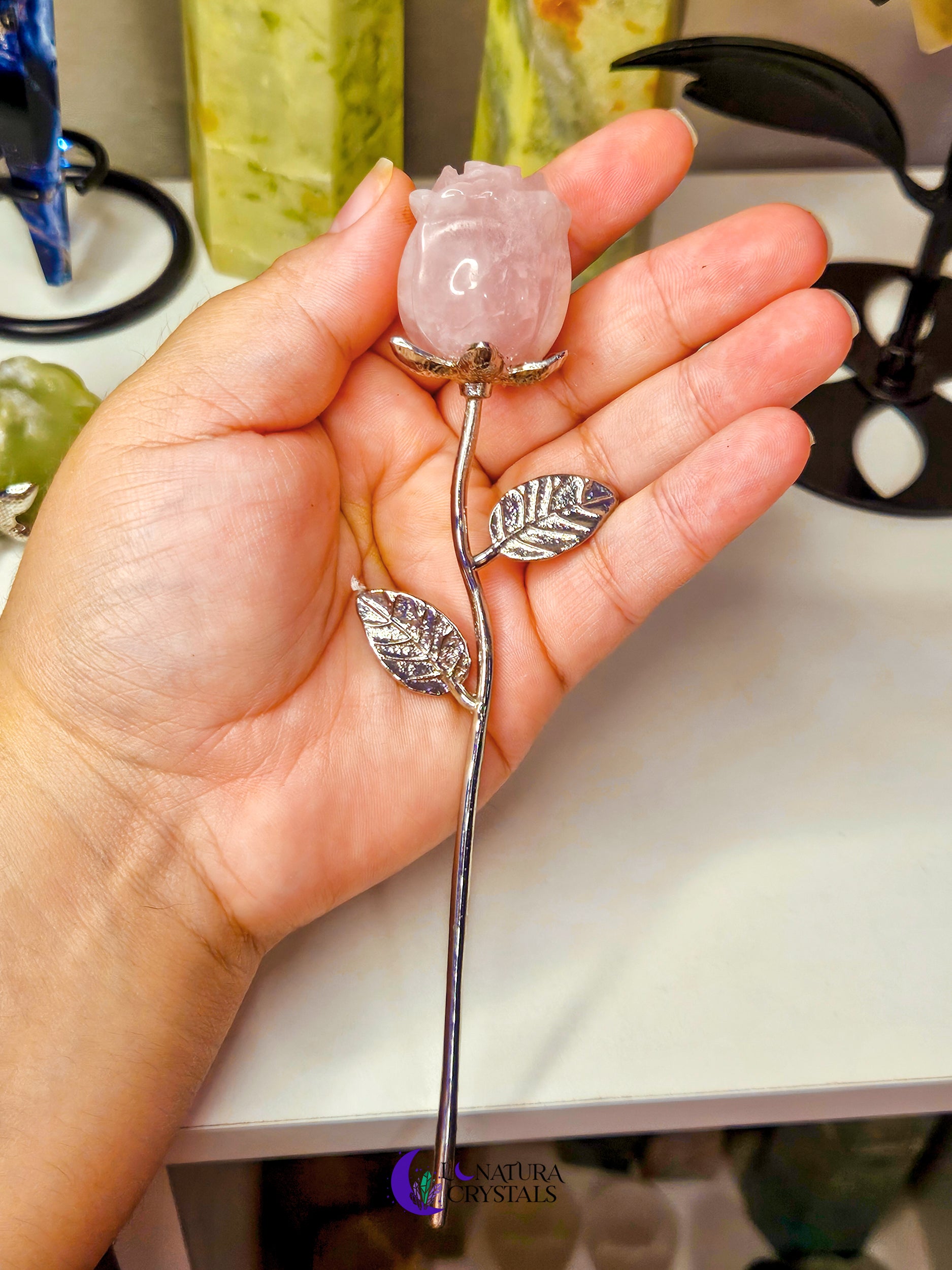 Crystal Quartz Rose (CHOOSE YOUR OWN)