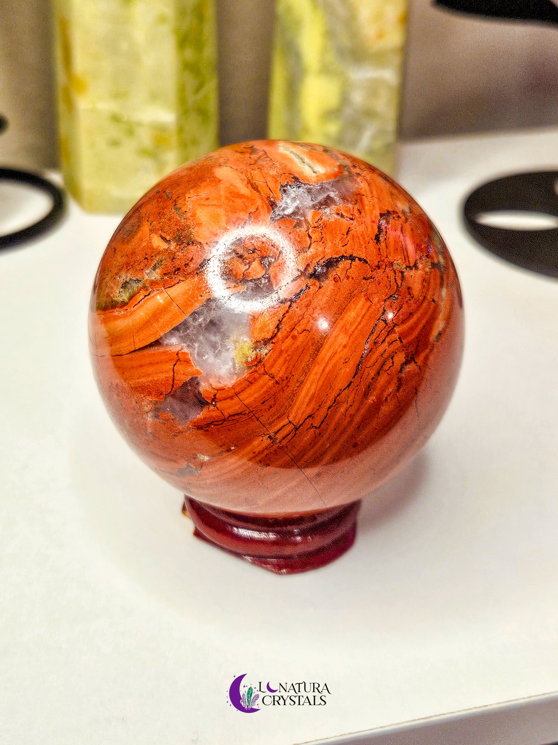 Red Jasper Sphere 65mm