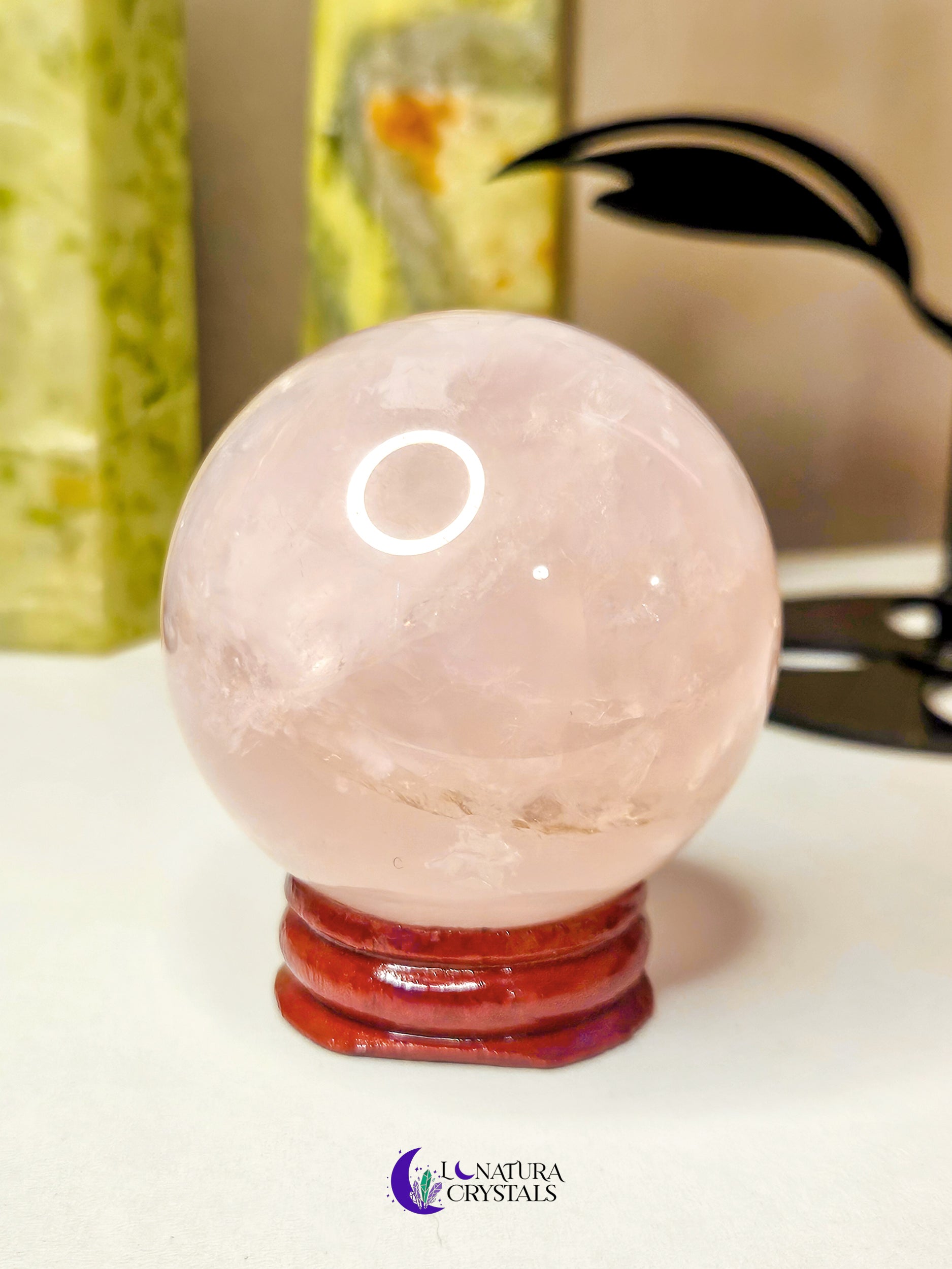 Rose Quartz Sphere 53mm