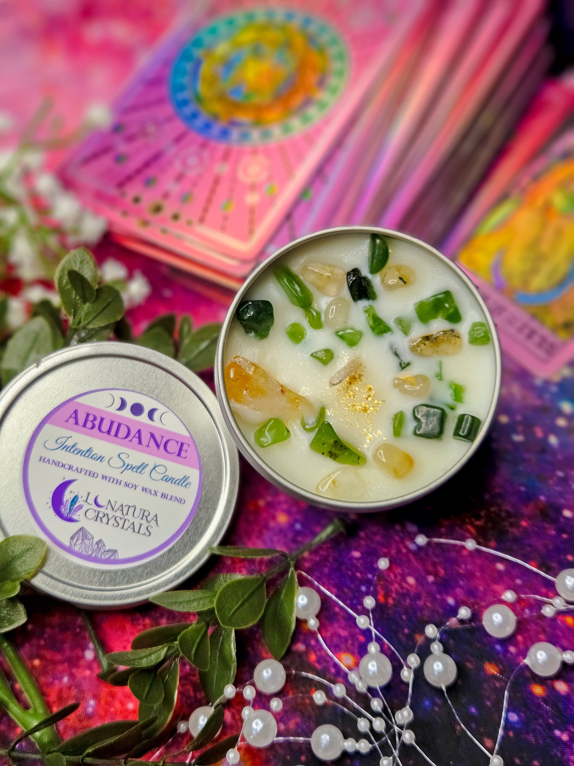 ABUNDANCE | Energy Crystal Candle