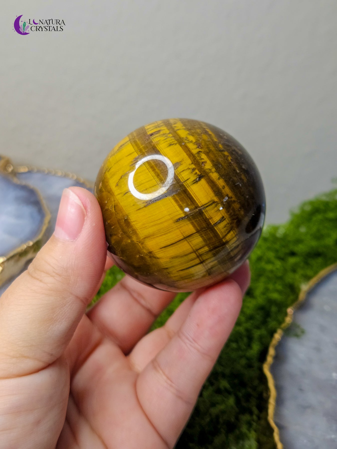 Tiger Eye Sphere