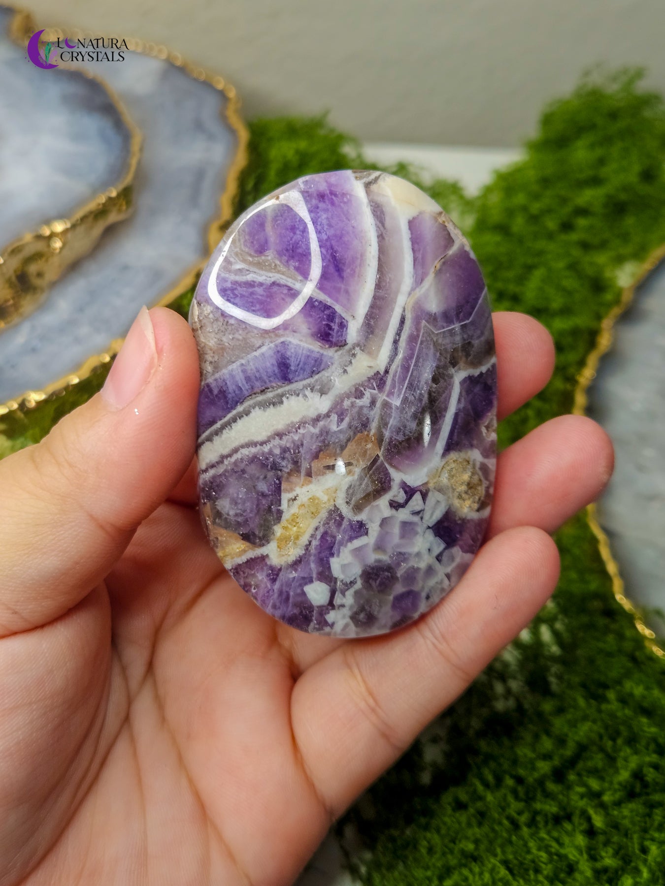 Amethyst Palmstone