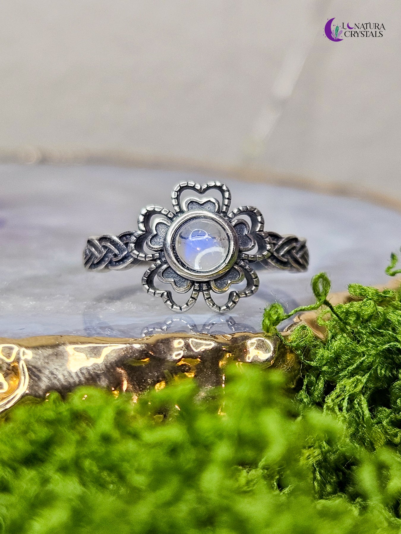 Gemstone Ring | 925 Silver & Adjustable Size