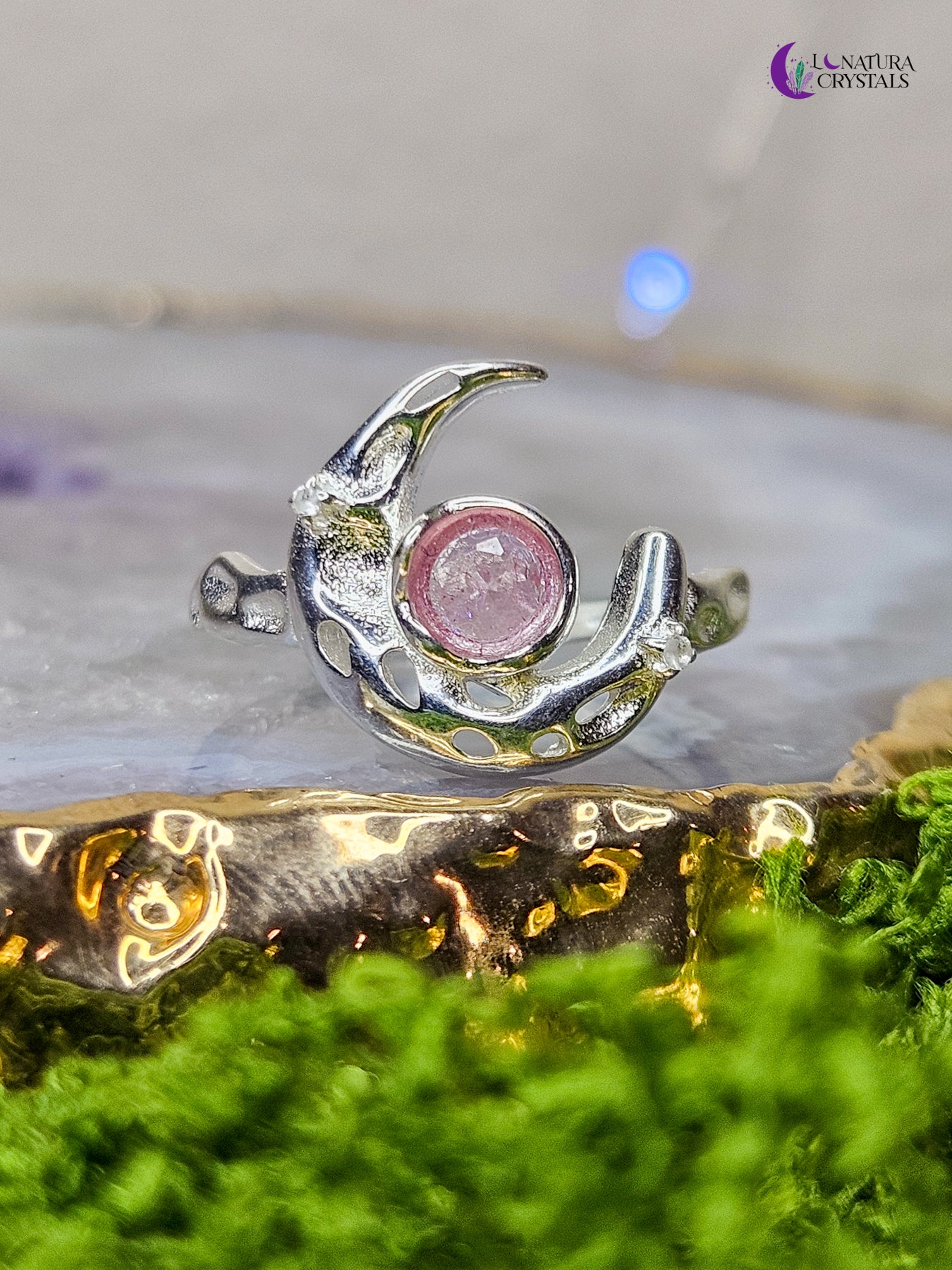 Gemstone Ring | 925 Silver & Adjustable Size