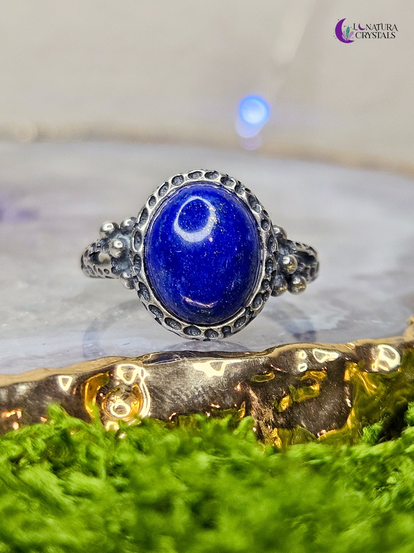 Gemstone Ring | 925 Silver & Adjustable Size