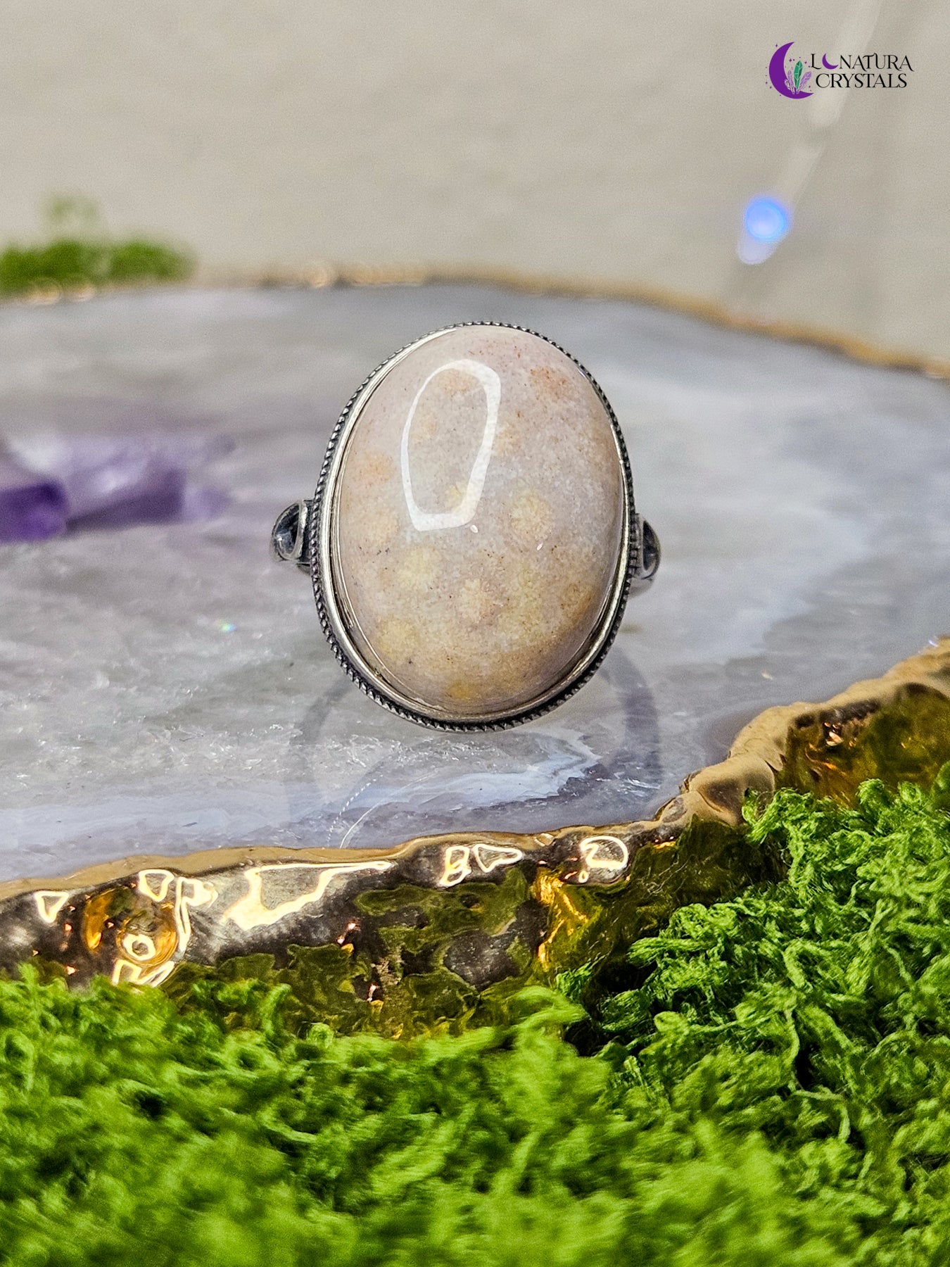 Gemstone Ring | 925 Silver & Adjustable Size