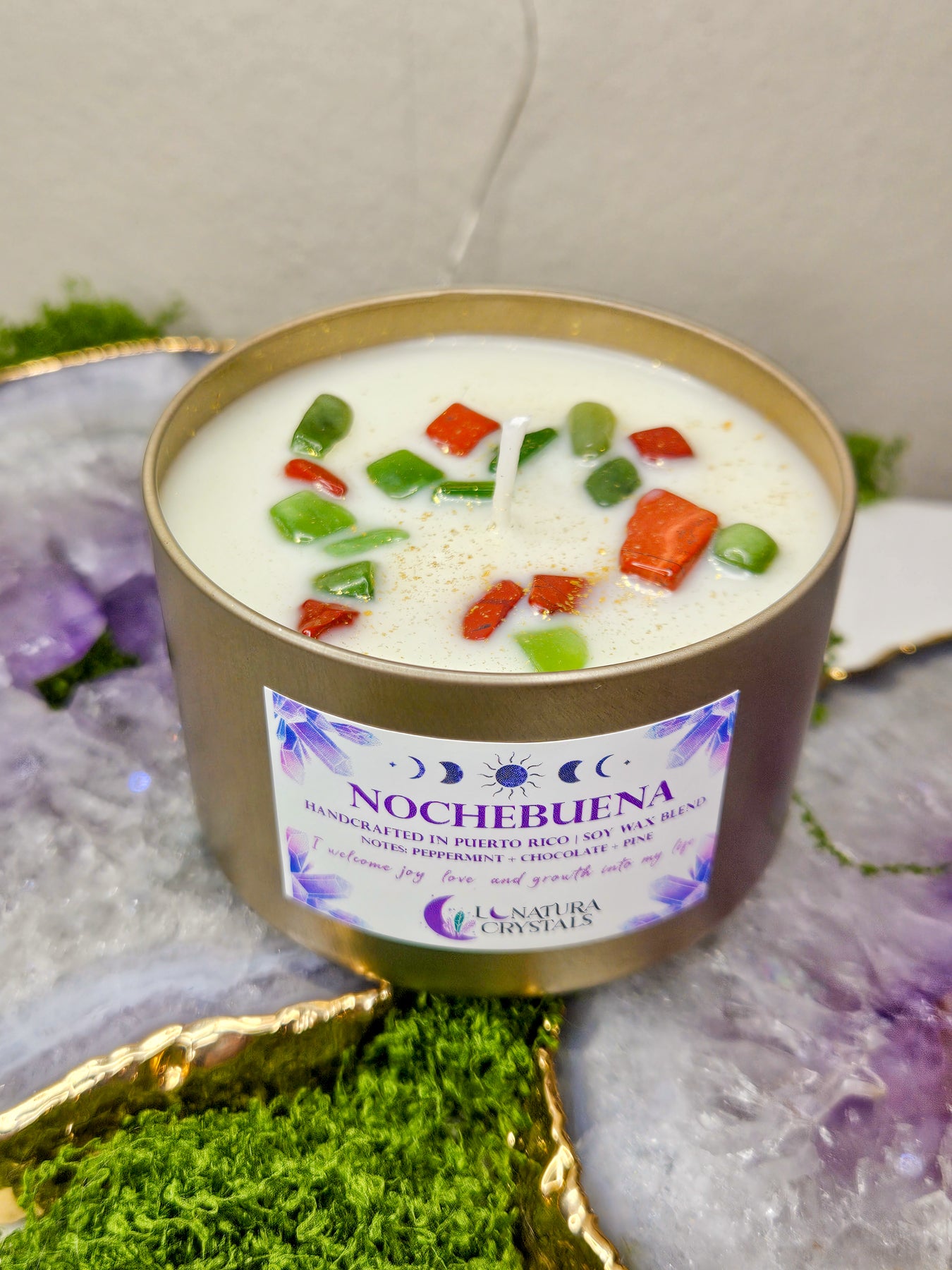 NOCHEBUENA | Energy Crystal Candle