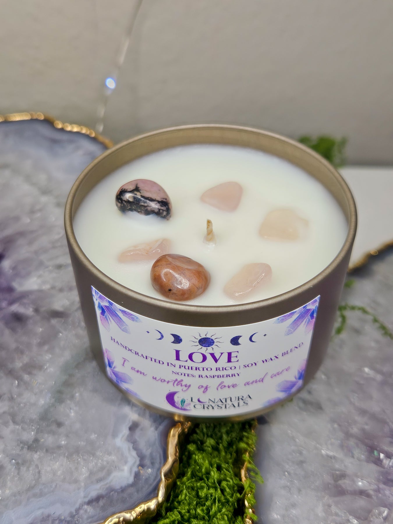 LOVE | Energy Crystal Candle