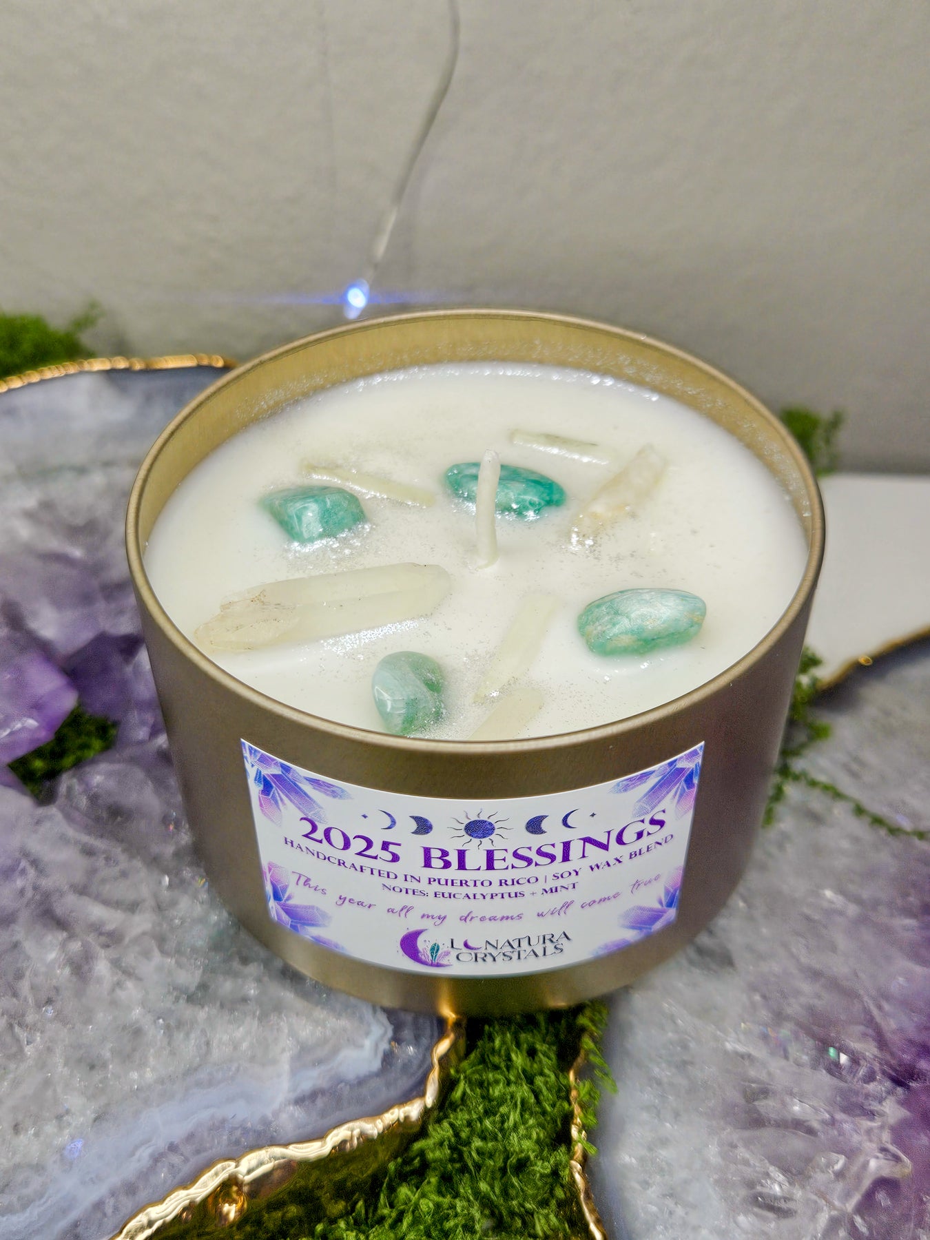 2025 BLESSINGS | Energy Crystal Candle