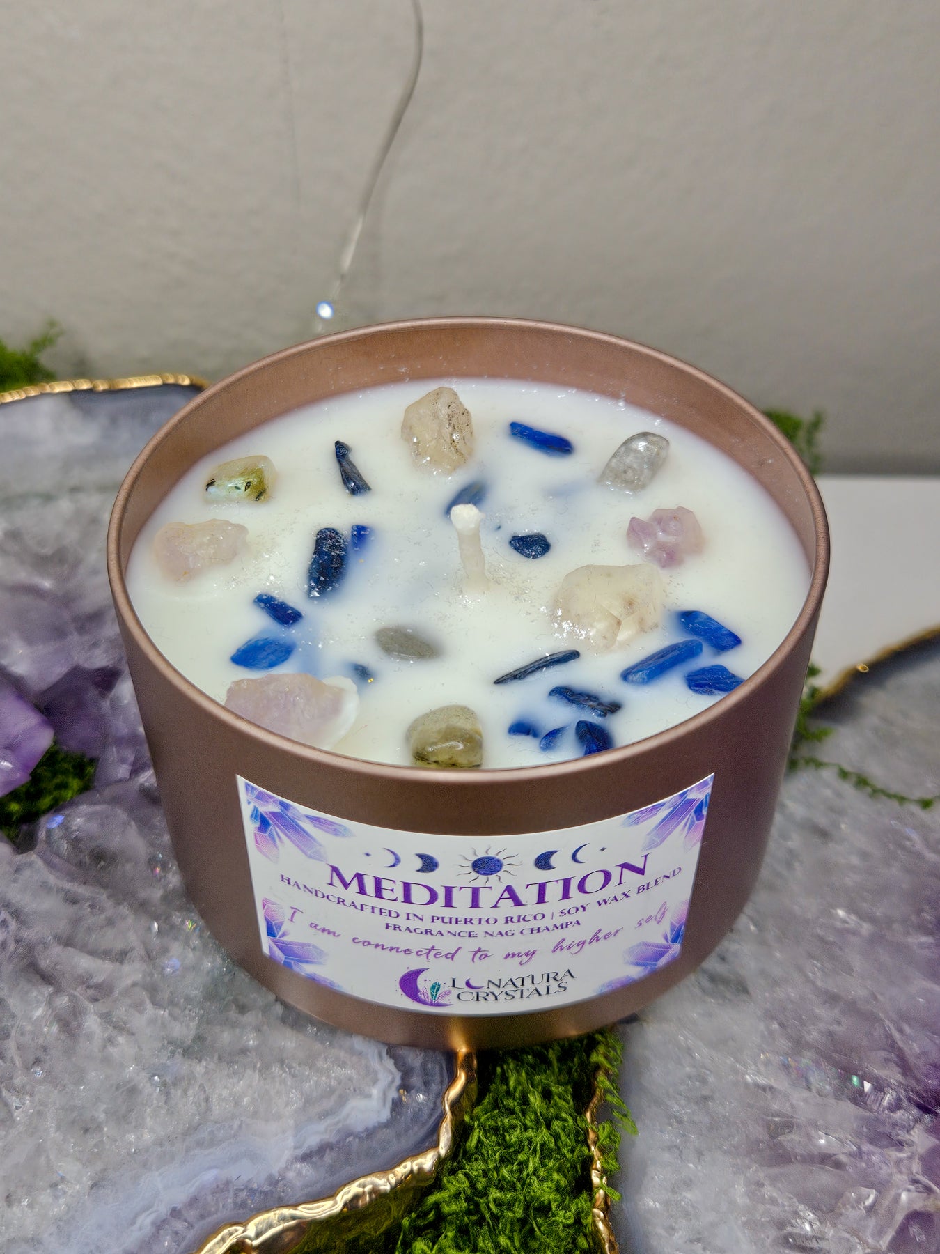 MEDITATION | Energy Crystal Candle