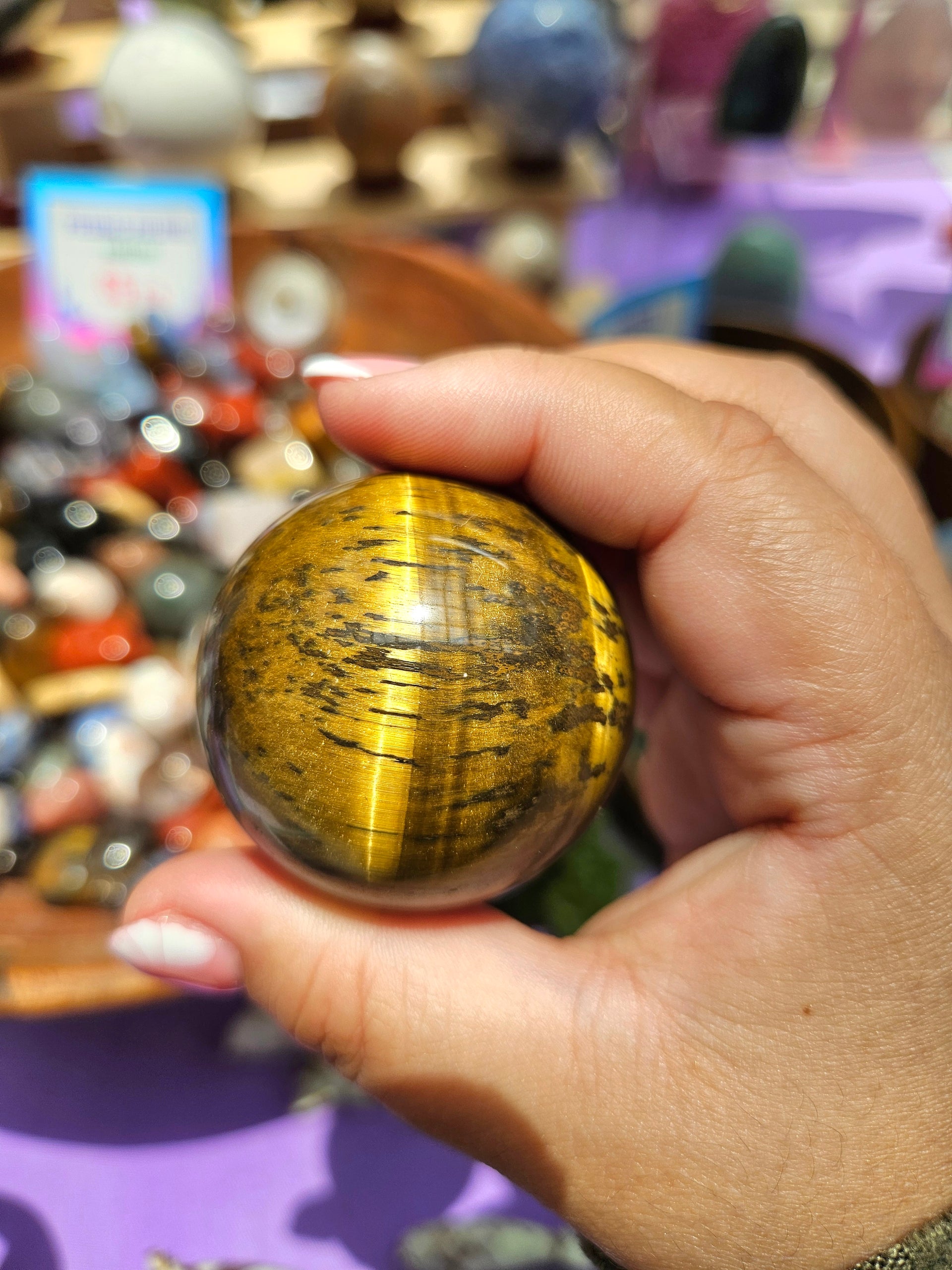 Esfera de Ojo de Tigre