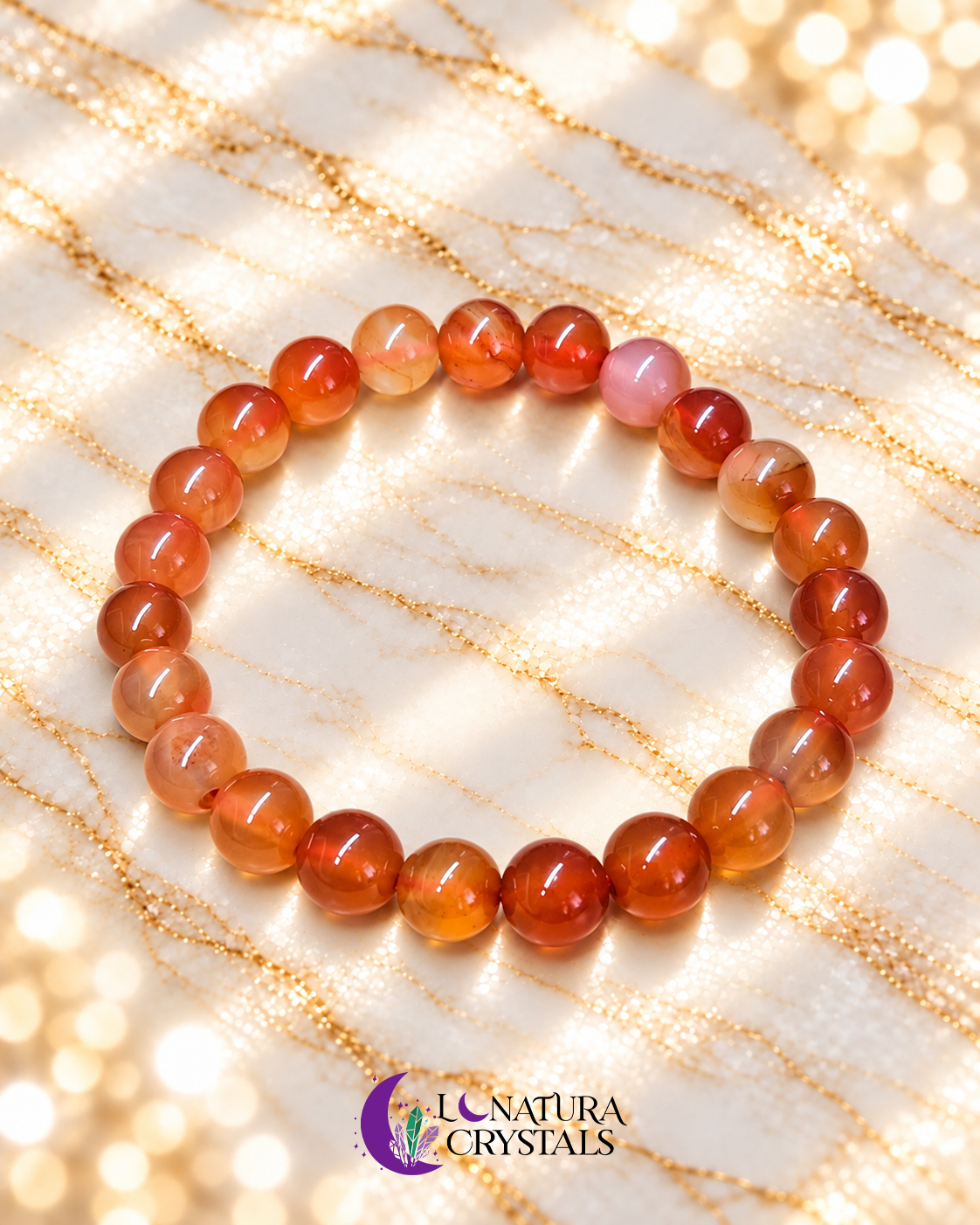Pulsera de Cristal Natural | Elige tu Piedra ✨