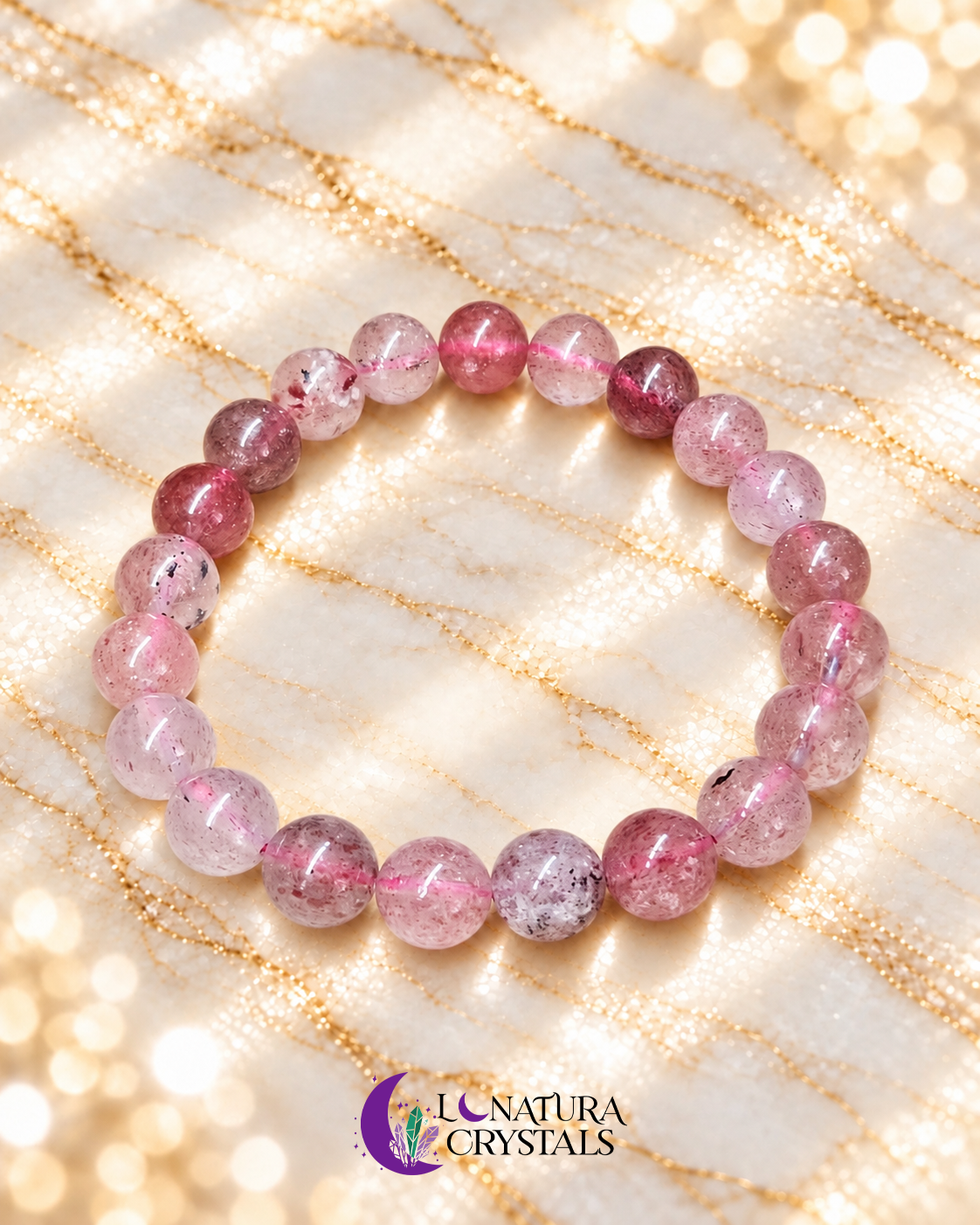 Pulsera de Cristal Natural | Elige tu Piedra ✨