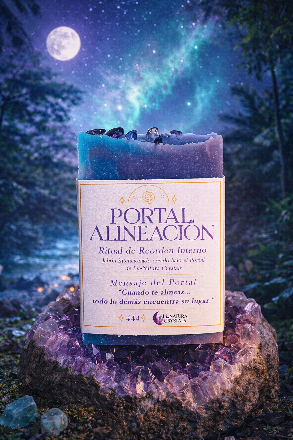 🌌PORTAL ALINEACION •  Jabón Ritual de Reorden Interno