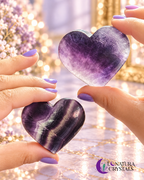 Corazón de Fluorita Arcoíris