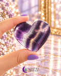 Corazón de Fluorita Arcoíris