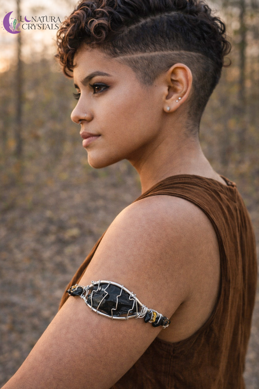 Portal Protección • Pieza 3 | Cuff de Brazo | Joyería Artesanal Ritualizada