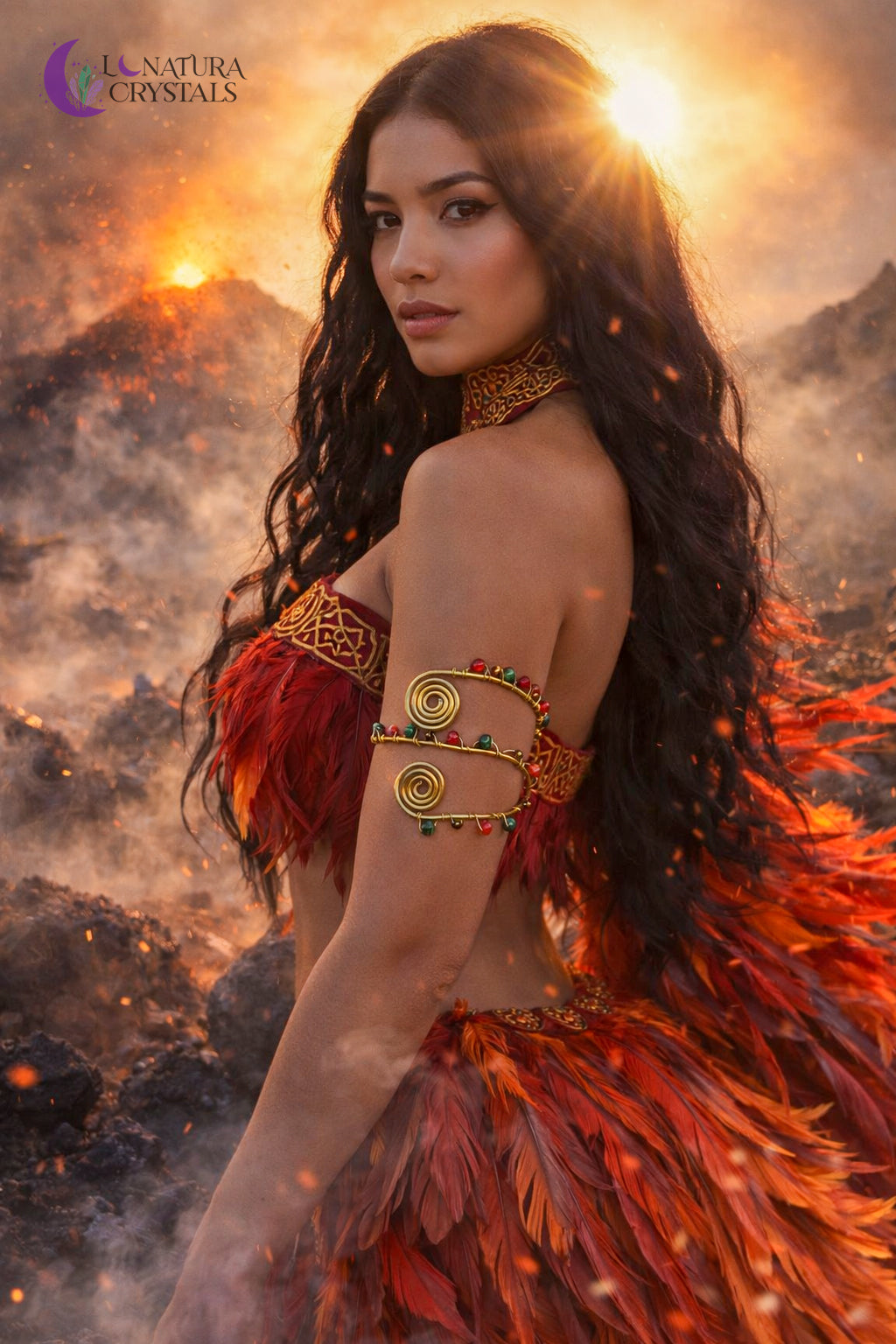 Portal Fénix • Pieza 5 | Cuff de Brazo | Joyería Artesanal Ritualizada