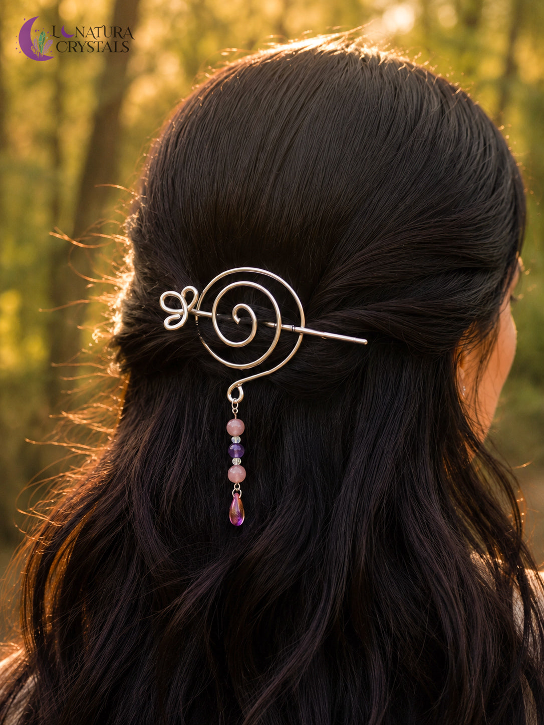Portal Amor • Pieza 10 | Clip de Cabello | Joyería Artesanal Ritualizada