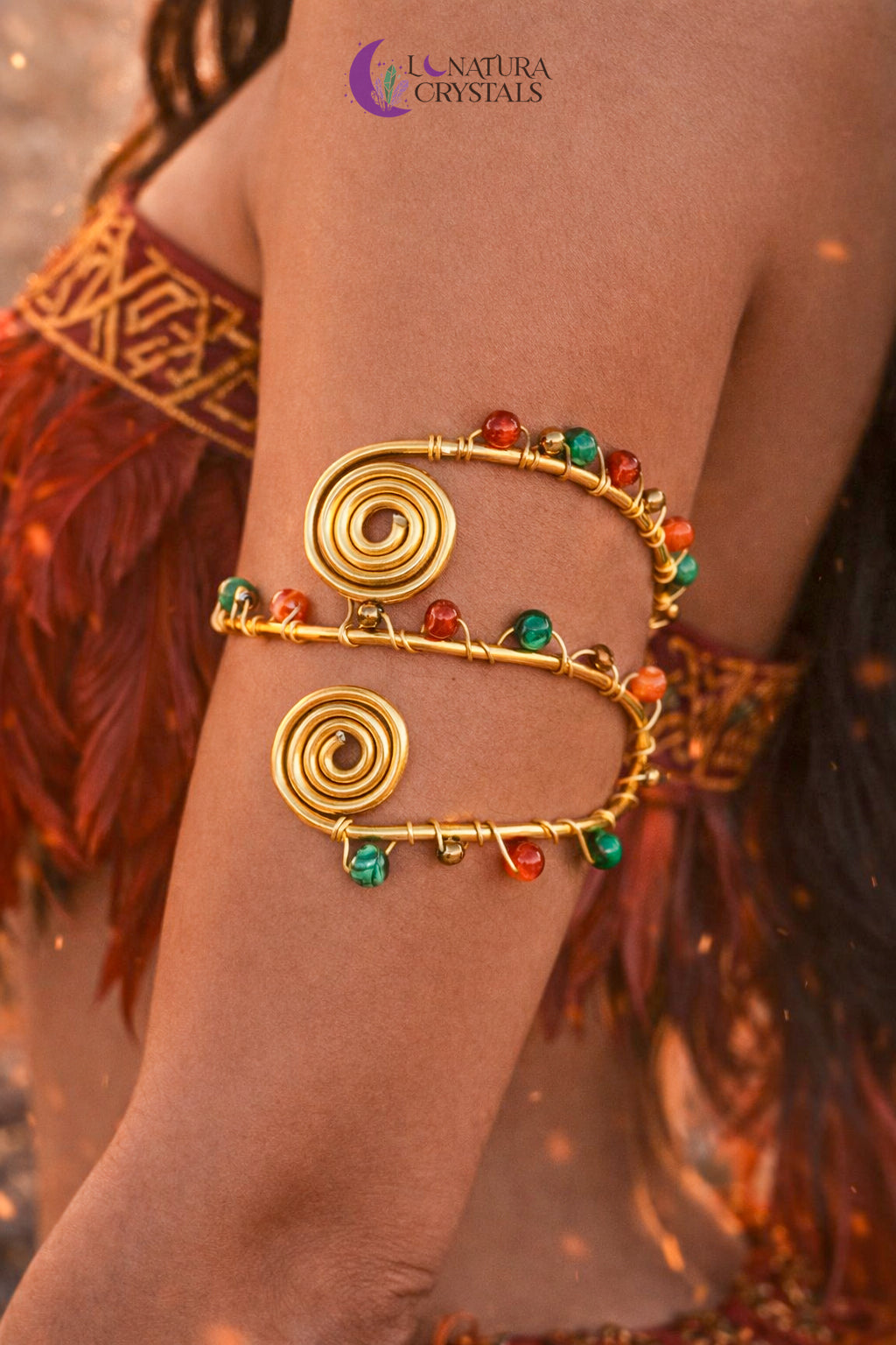 Portal Fénix • Pieza 5 | Cuff de Brazo | Joyería Artesanal Ritualizada