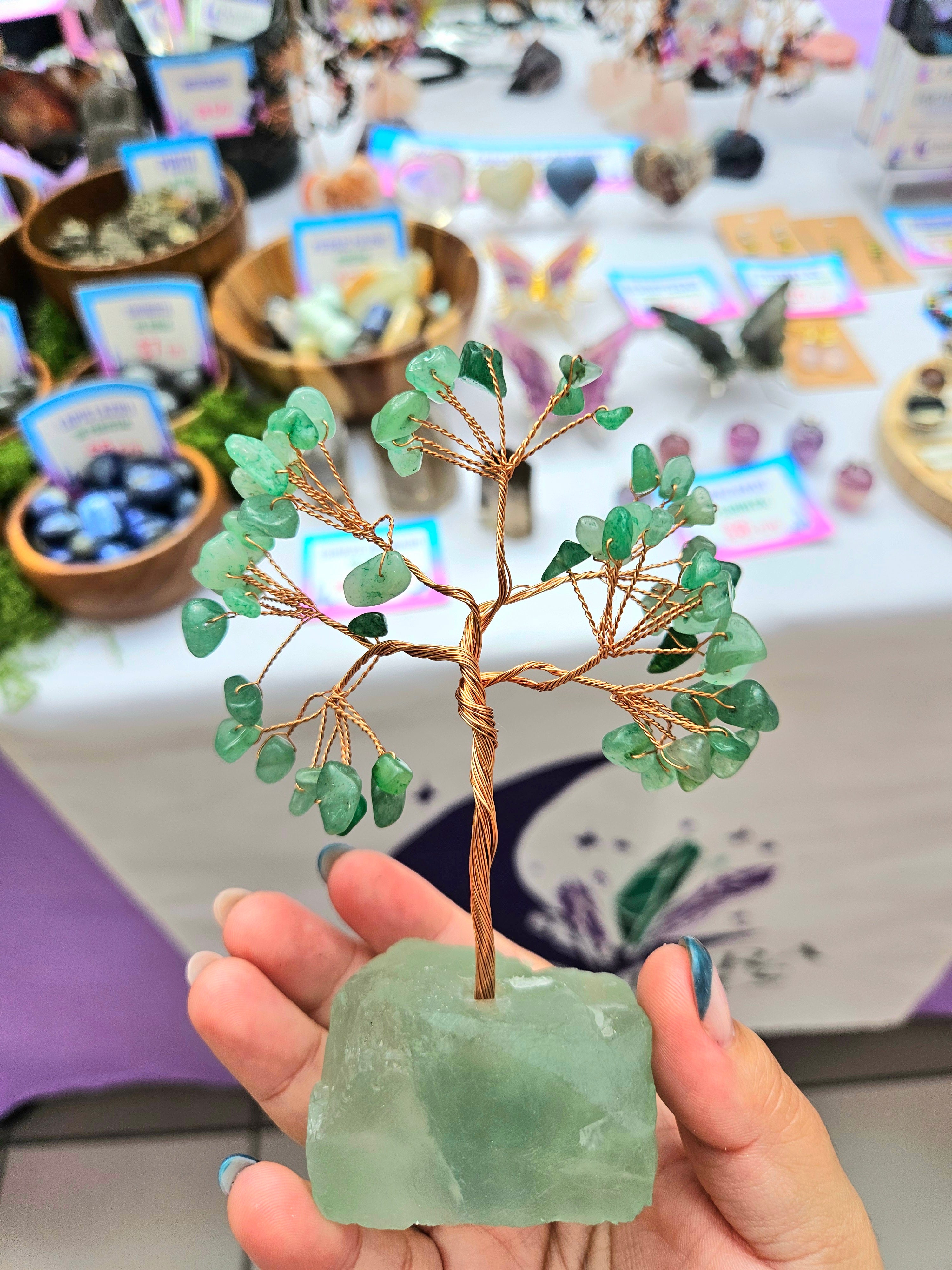 Árbol Bonsai de Cuarzo / Piedra Semipreciosa