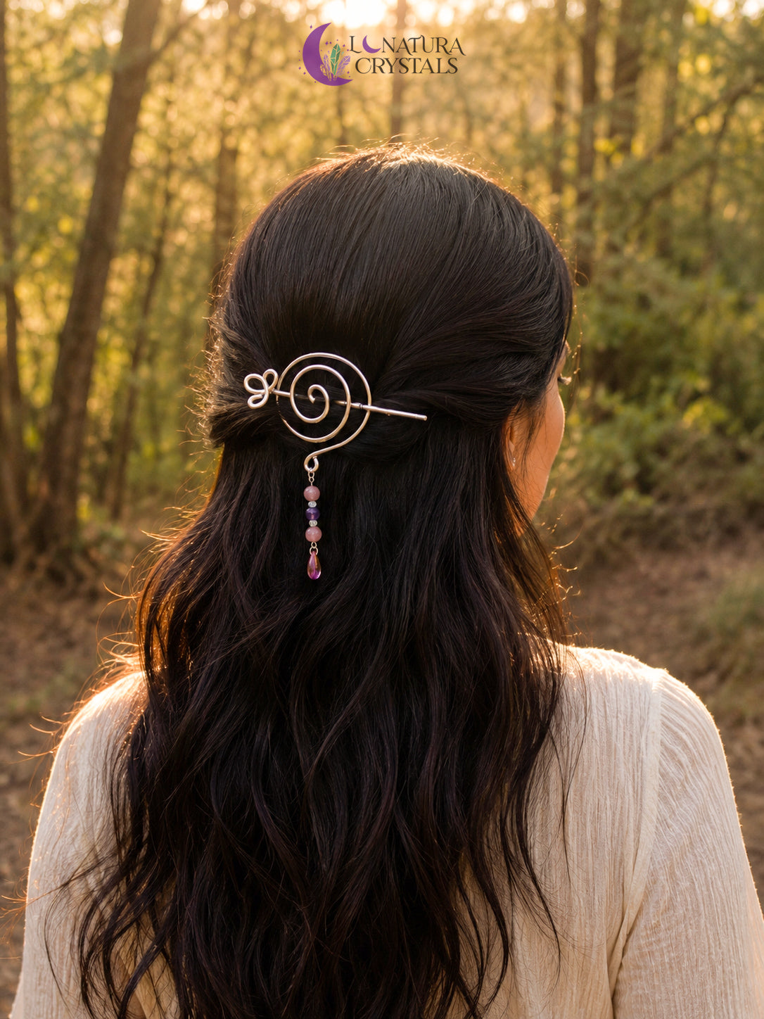 Portal Amor • Pieza 10 | Clip de Cabello | Joyería Artesanal Ritualizada