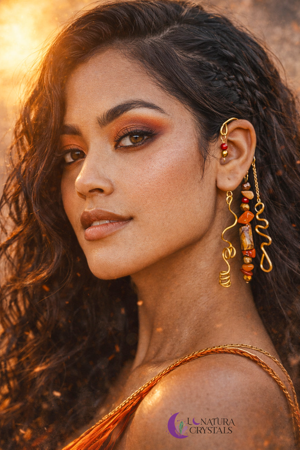 Portal Fénix • Pieza 4 | Cuffs de Orejas | Joyería Artesanal Ritualizada