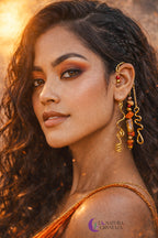 Portal Fénix • Pieza 4 | Cuffs de Orejas | Joyería Artesanal Ritualizada