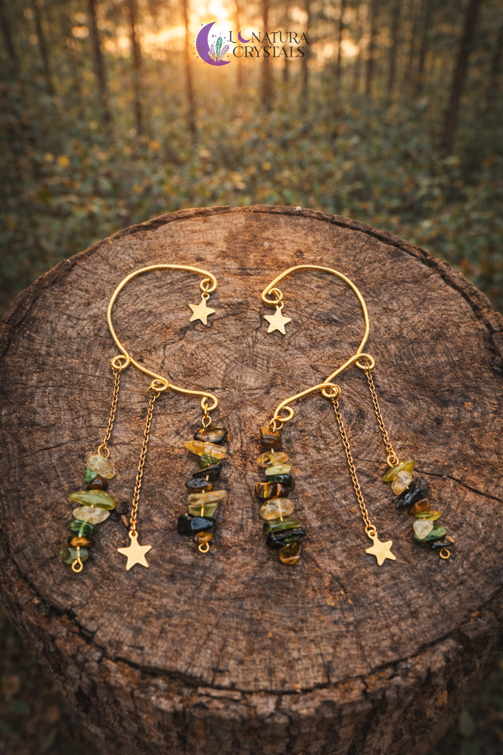 Ear Cuffs • Portal Abundancia | Pieza 5 | Joyería Artesanal Ritualizada • Set de 2