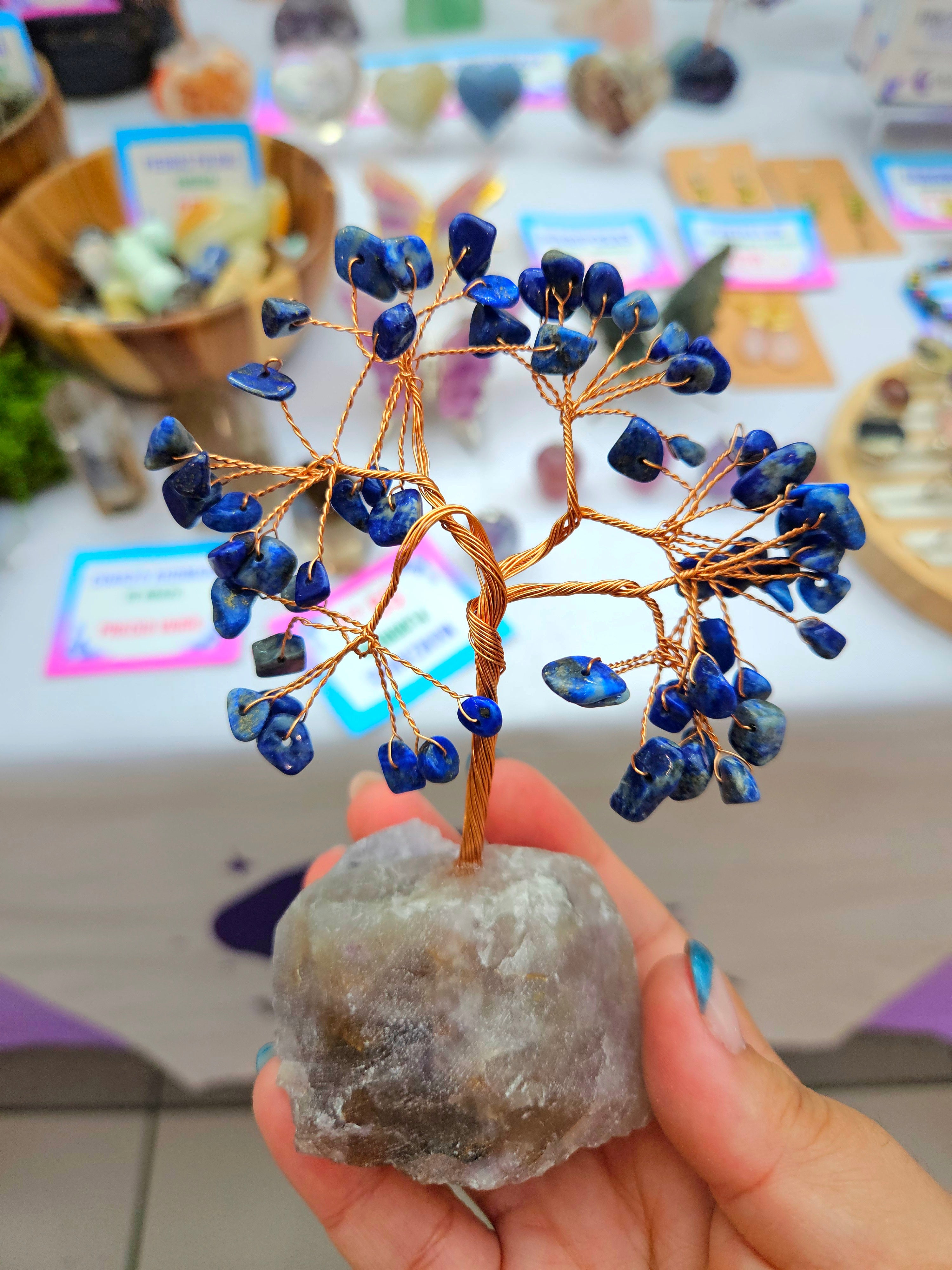 Árbol Bonsai de Cuarzo / Piedra Semipreciosa