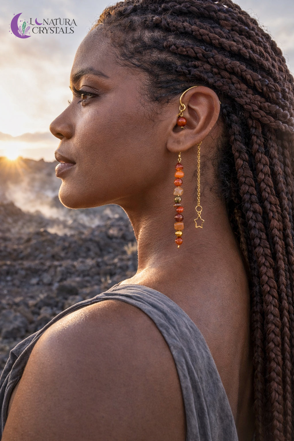 Portal Fénix • Pieza 6 | Cuffs de Orejas | Joyería Artesanal Ritualizada