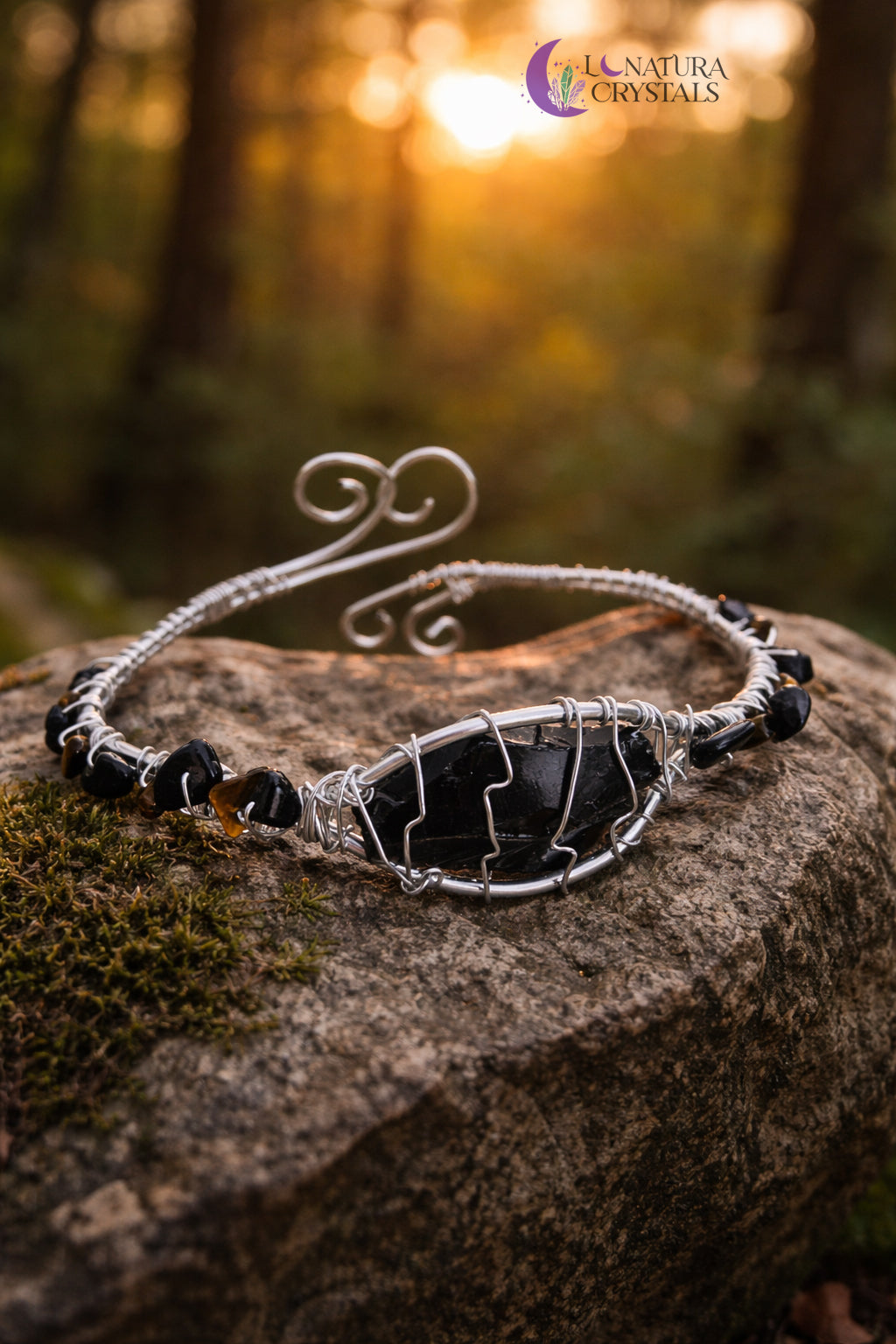 Portal Protección • Pieza 3 | Cuff de Brazo | Joyería Artesanal Ritualizada