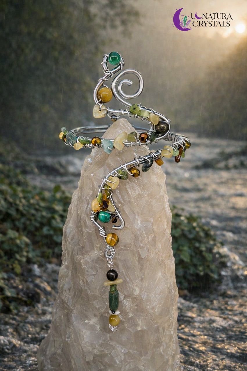 Cuff • Portal Abundancia | Pieza 1 | Joyería Artesanal Ritualizada