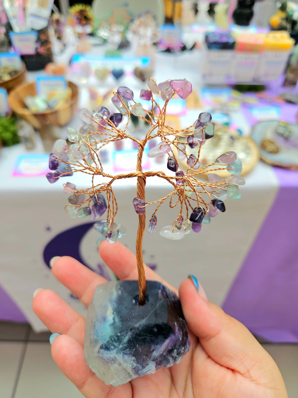 Árbol Bonsai de Cuarzo / Piedra Semipreciosa