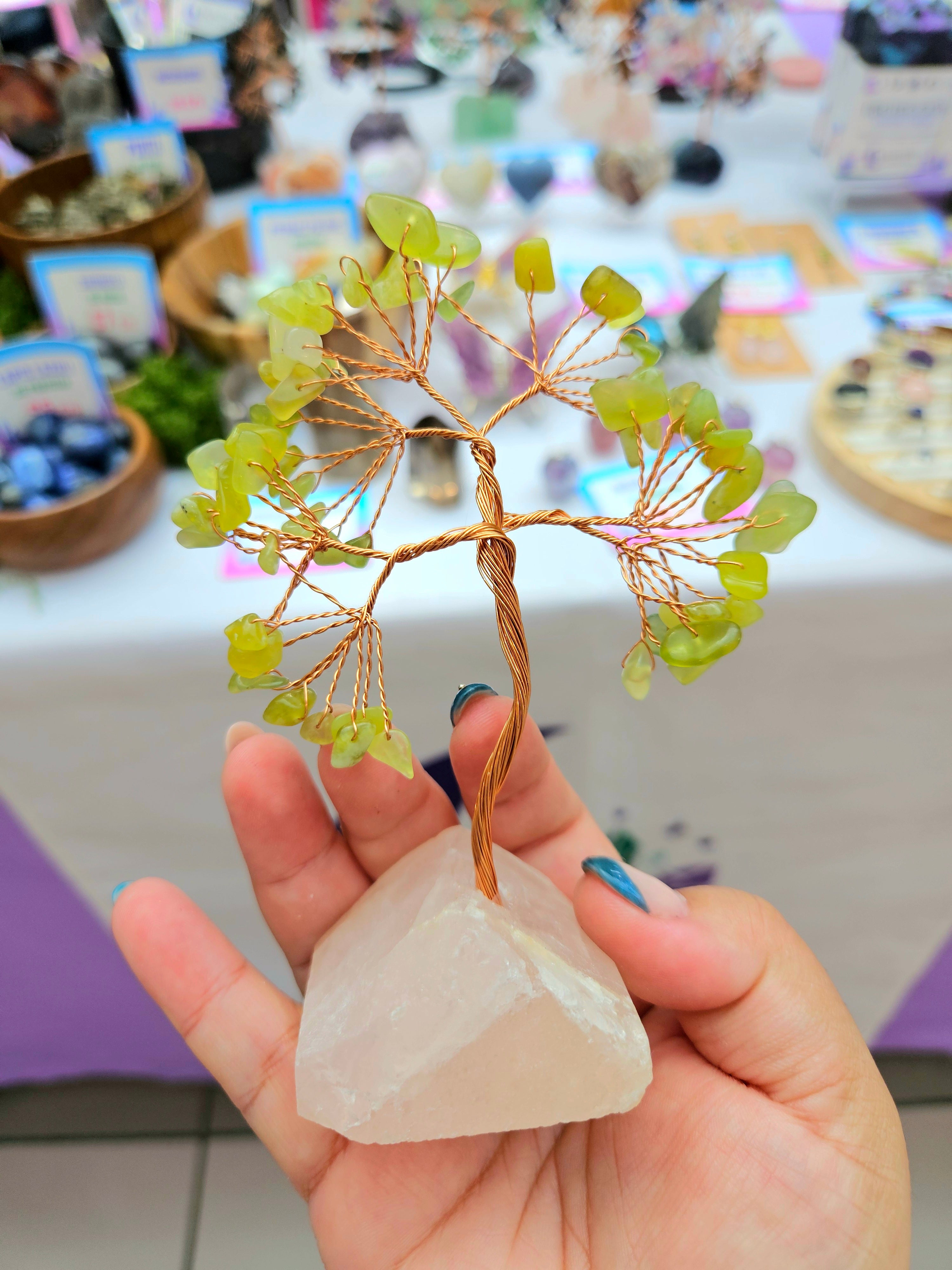 Árbol Bonsai de Cuarzo / Piedra Semipreciosa