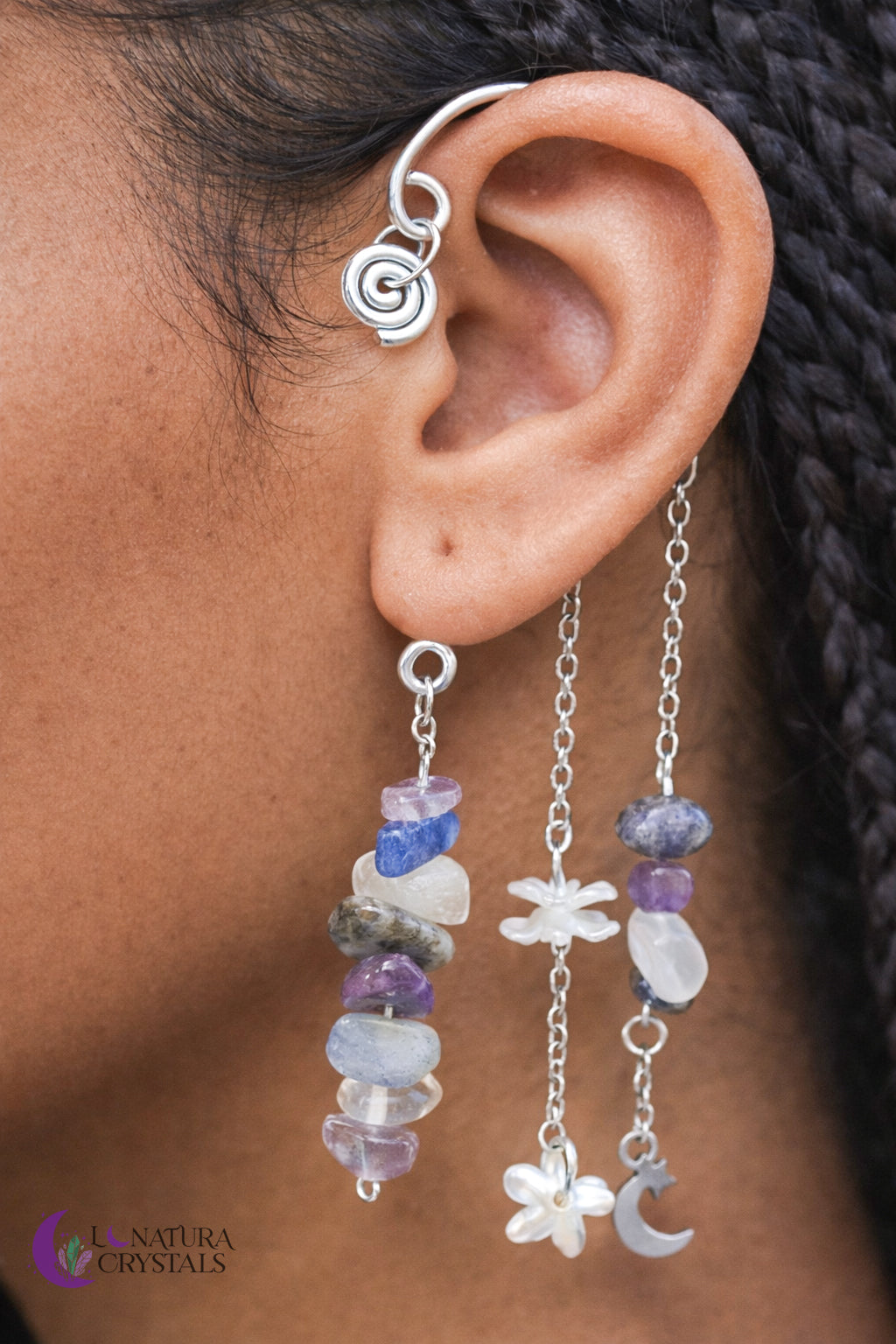 Ear Cuffs • Portal Calma | Pieza 5 | Joyería Artesanal Ritualizada • Set de 2