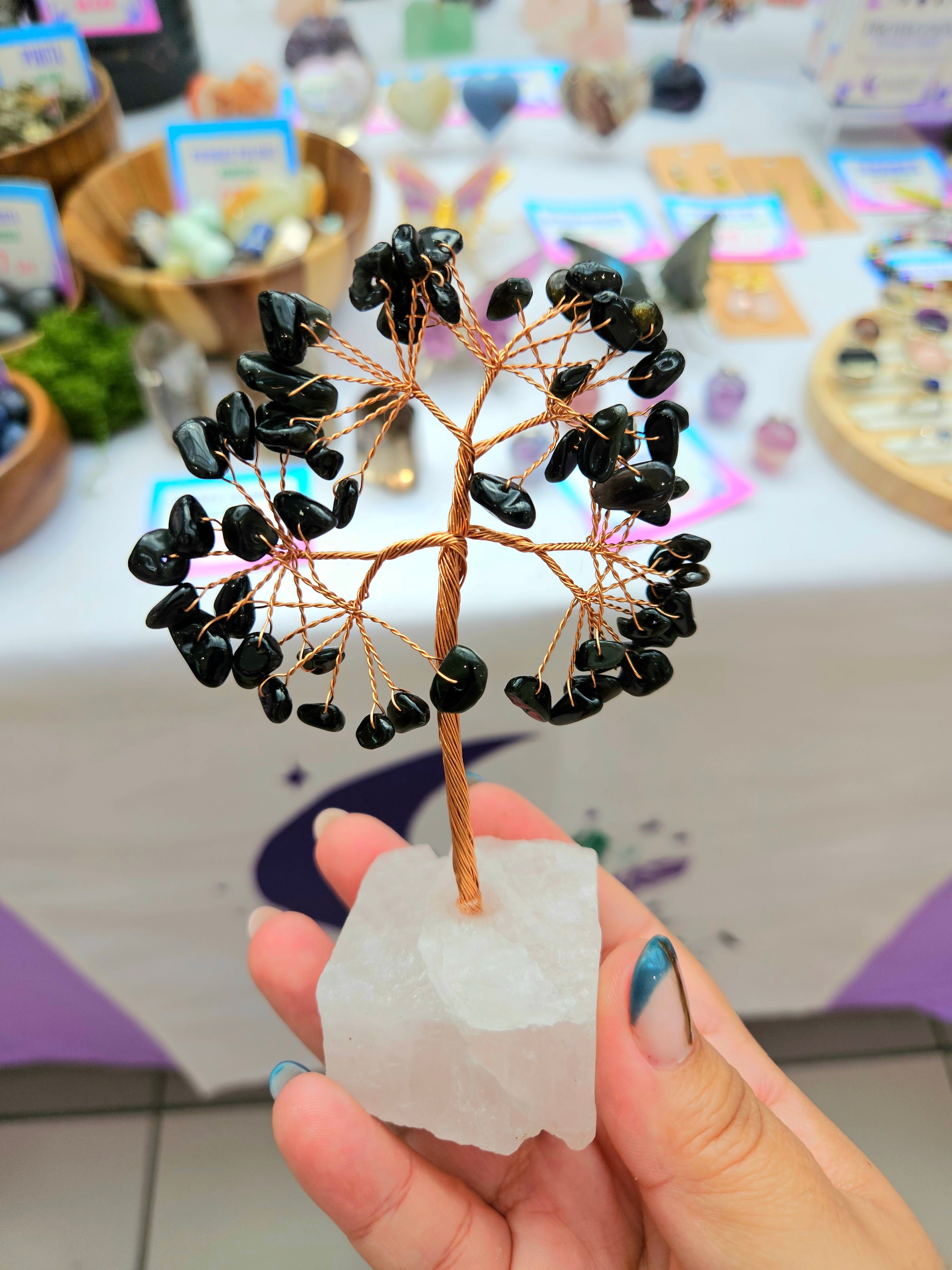 Árbol Bonsai de Cuarzo / Piedra Semipreciosa